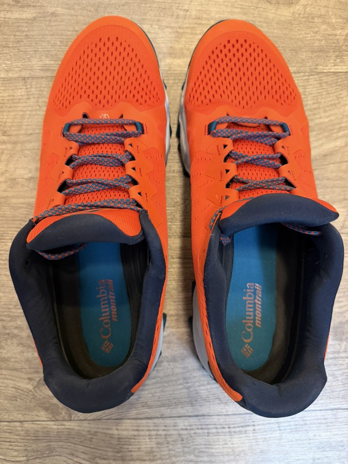 Columbia Columbia Montrail Trans Alps Trail Running Shoes Orange Size US 12 / EU 45 - 7 Thumbnail