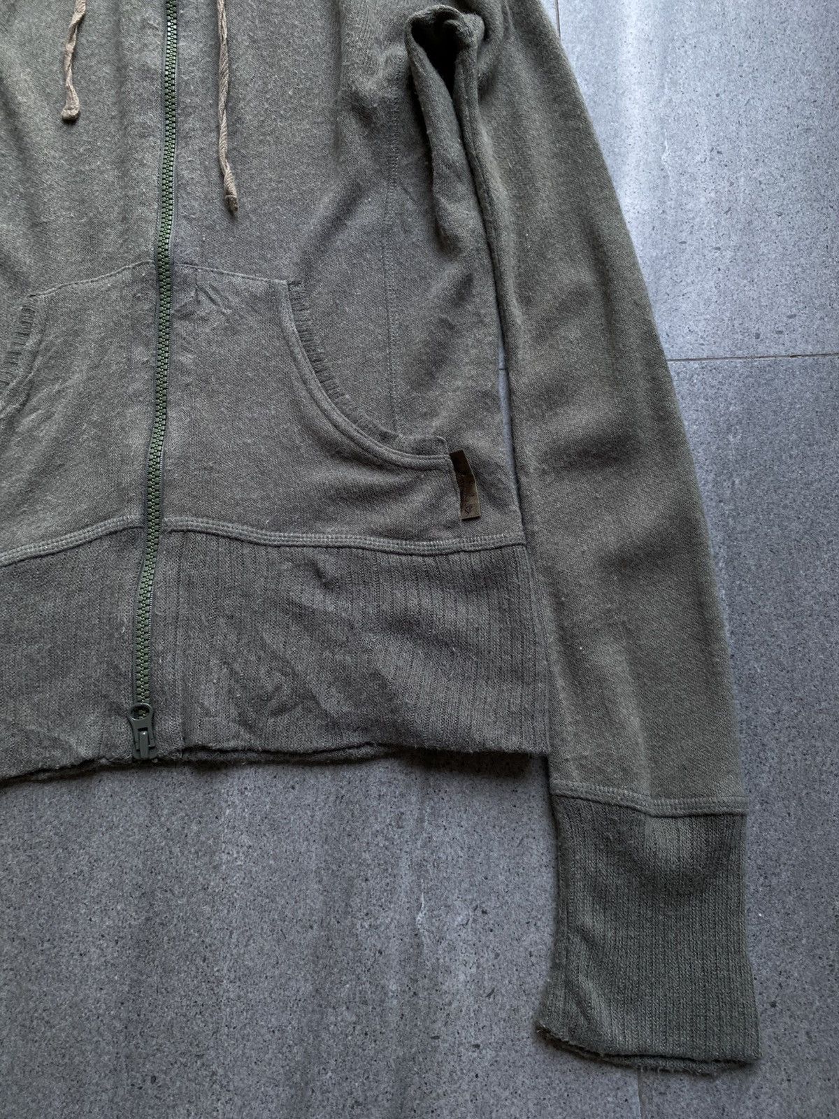 GOA Goa Olive Faded Zip Hoodie Size S / US 4 / IT 40 - 2 Thumbnail