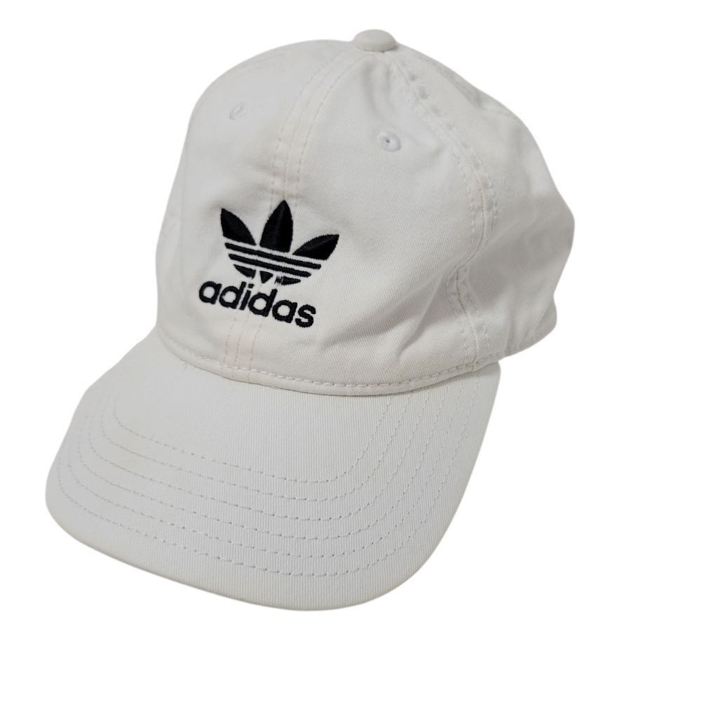 Adidas Adidas Baseball Hat Cap White One Size Embroidered Logo Size ONE SIZE - 2 Thumbnail
