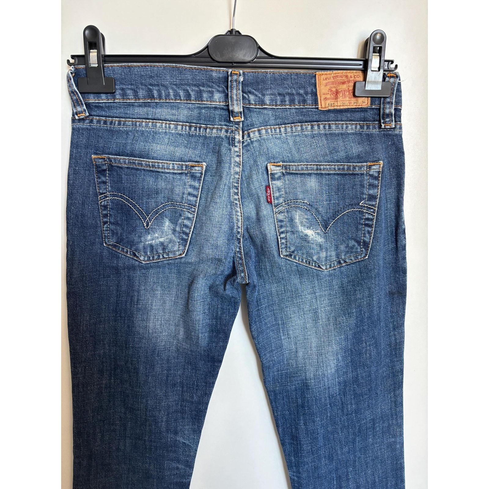 Japanese Brand × Levi's × Levi's Vintage Clothing Levi’s 507 1996 USA Jeans Zip Fly Low Rise Straight Fit W31 Size US 31 - 7 Thumbnail