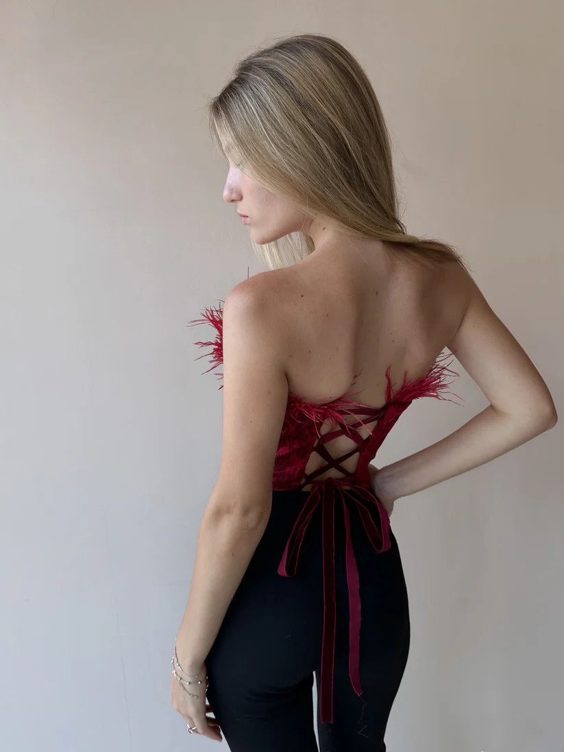Other SILK JACQUARD CORSET Size ONE SIZE - 3 Thumbnail