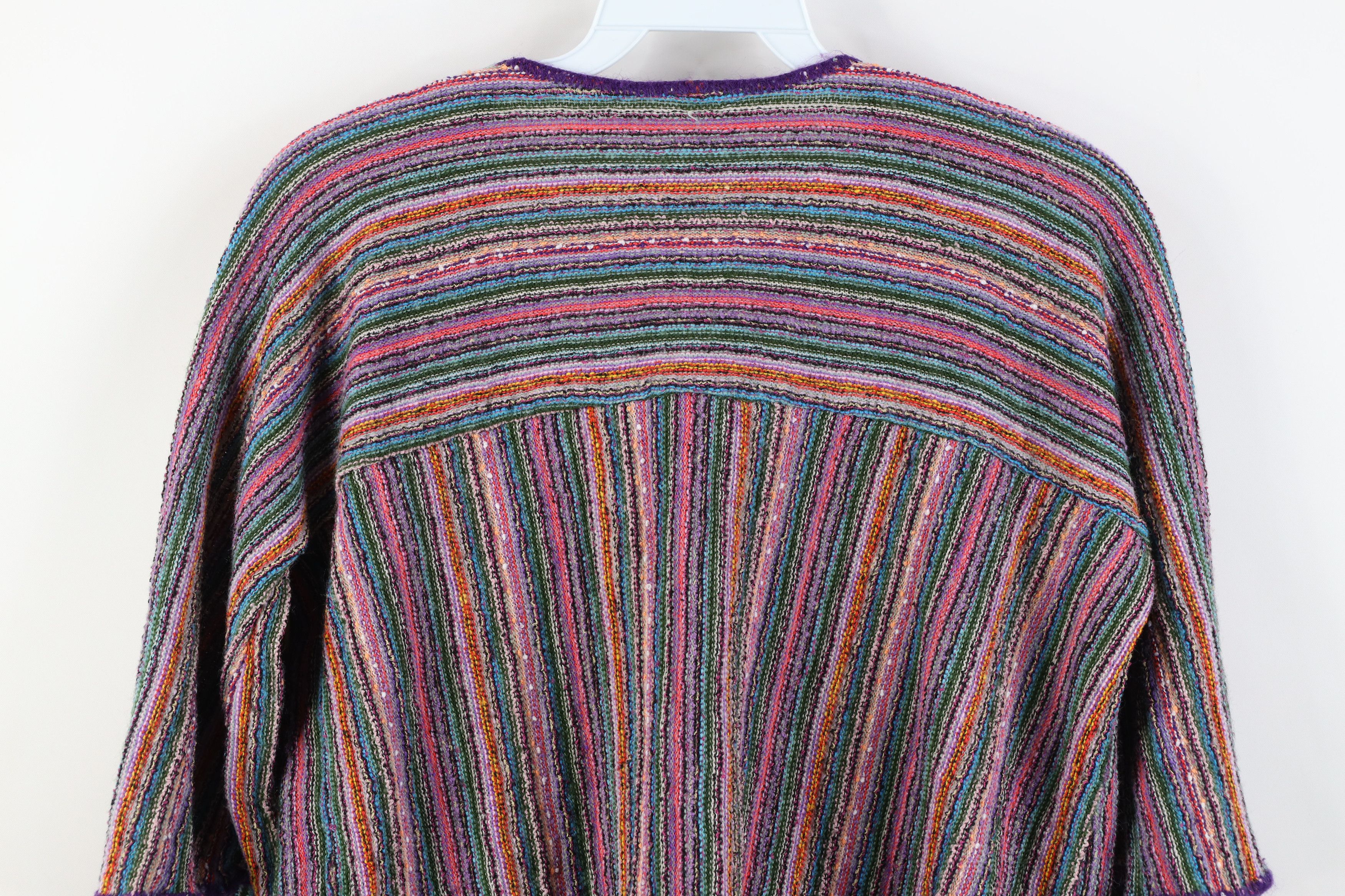 Vintage Vintage 70s Babydoll Boho Chic Knit Flared Sleeve T-Shirt Size M / US 6-8 / IT 42-44 - 9 Thumbnail