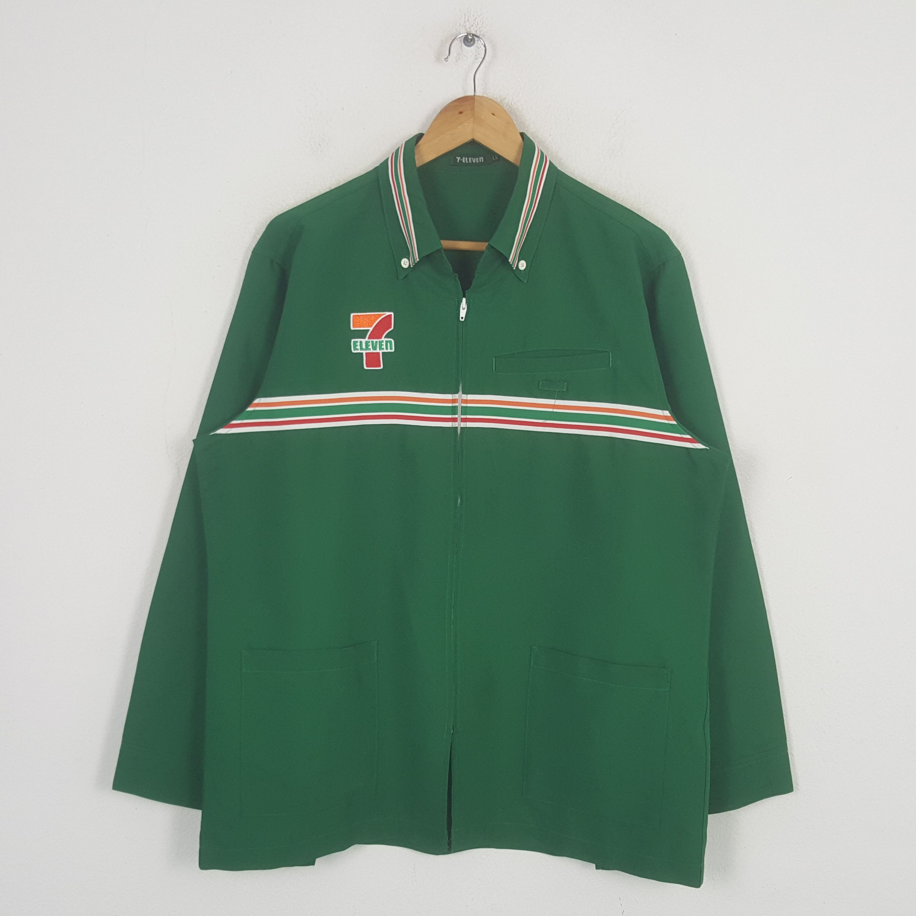 Japanese Brand Vintage 7 Eleven Japanese Uniform Jacket C301N5 Size US L / EU 52-54 / 3 - 3 Thumbnail
