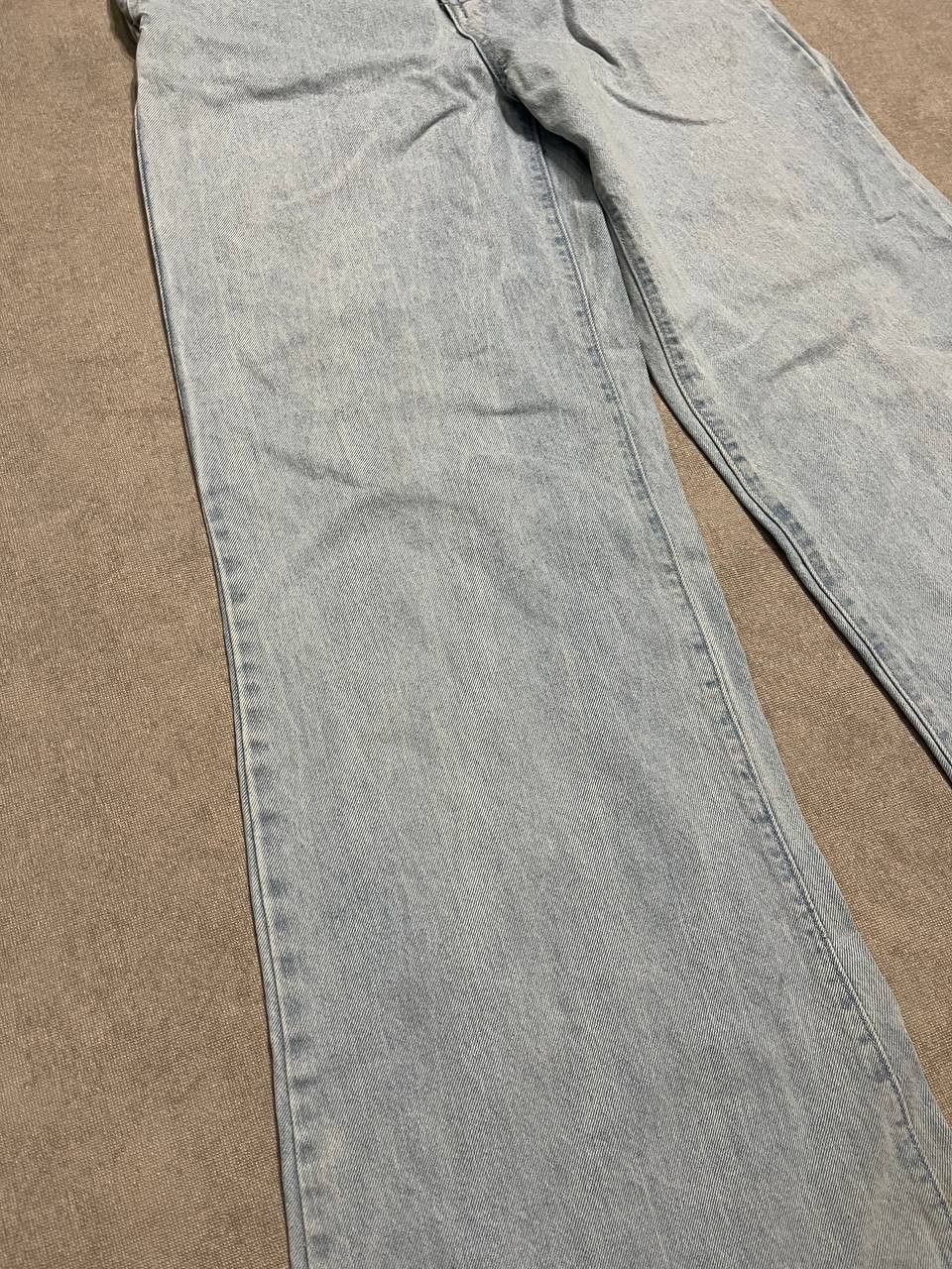 Shein Women`s Crazy Flared Blue Distressed Jeans Denim Shein Sz 28 Size 28" / US 6 / IT 42 - 4 Thumbnail