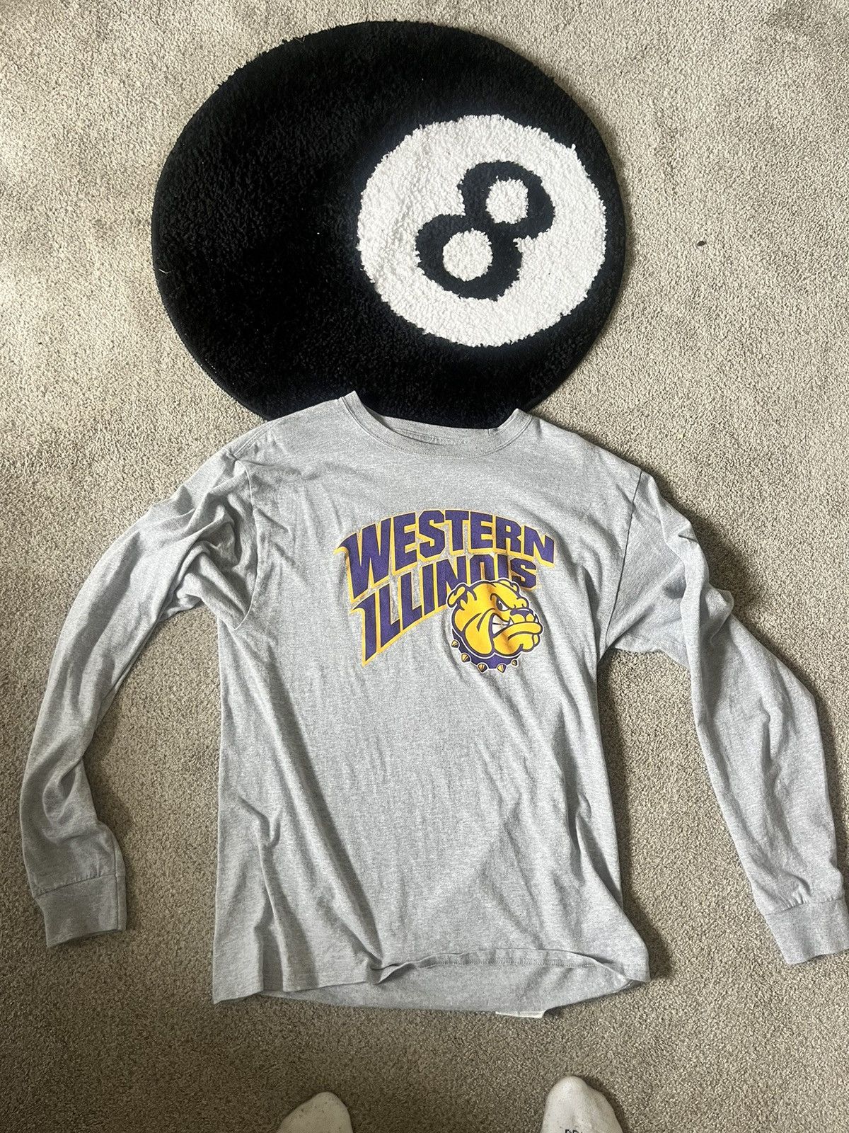 Russell Athletic Grey Western IL Long Tee Size US M / EU 48-50 / 2 - 1 Thumbnail