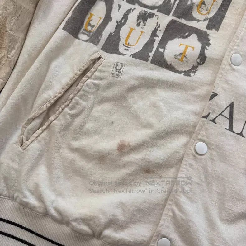 Undercover Undercover 06 SS T white cowhide baseball jacket Size US L / EU 52-54 / 3 - 3 Thumbnail