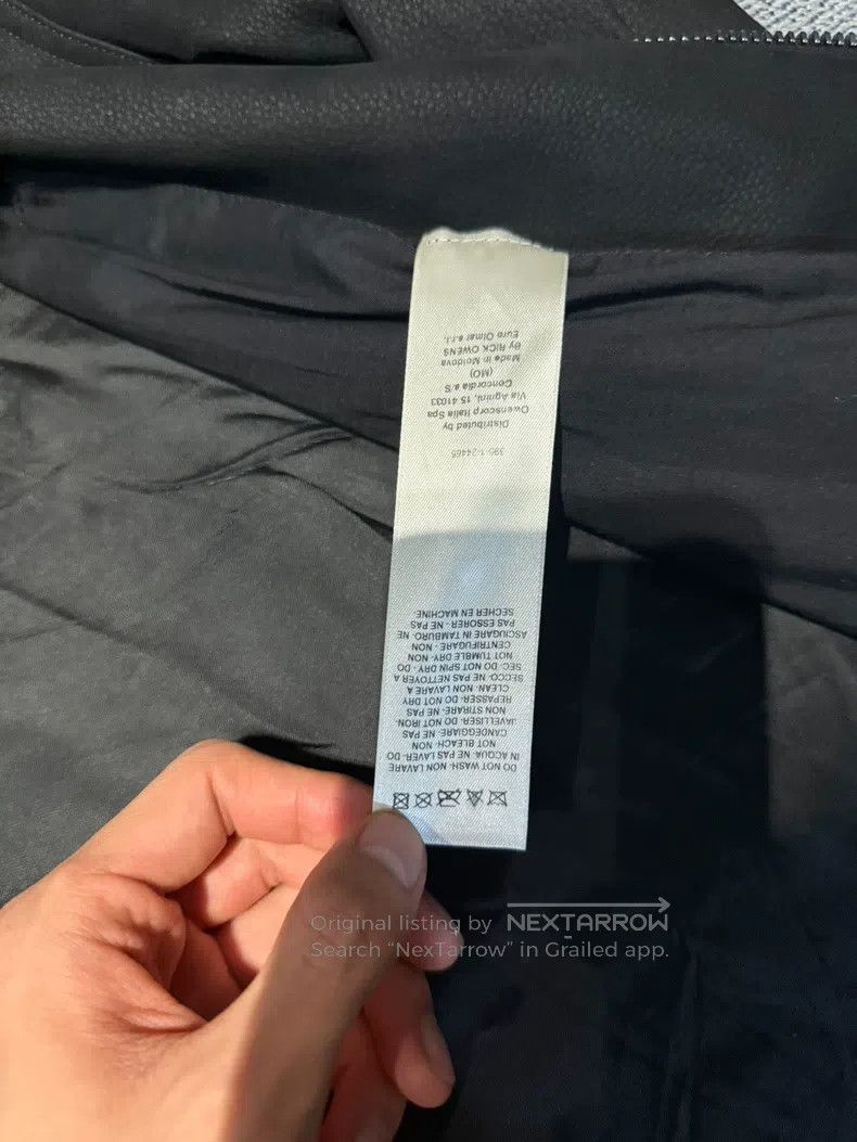 Rick Owens RICK OWENS Black grainy leather jacket 100% cowhide Size US M / EU 48-50 / 2 - 5 Thumbnail