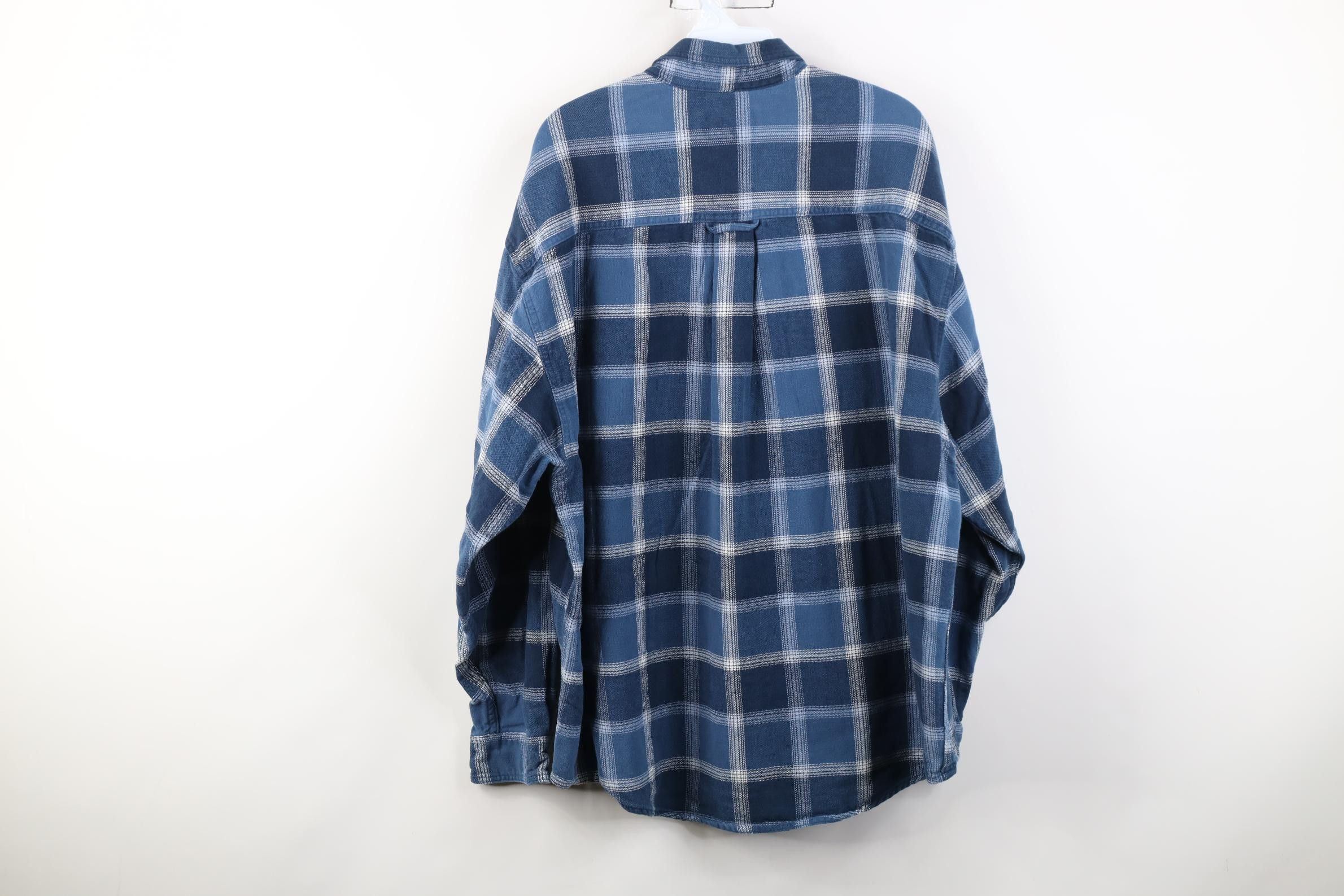 Eddie Bauer Vintage 90s Eddie Bauer Heavyweight Button Down Shirt Plaid Size US XL / EU 56 / 4 - 7 Thumbnail