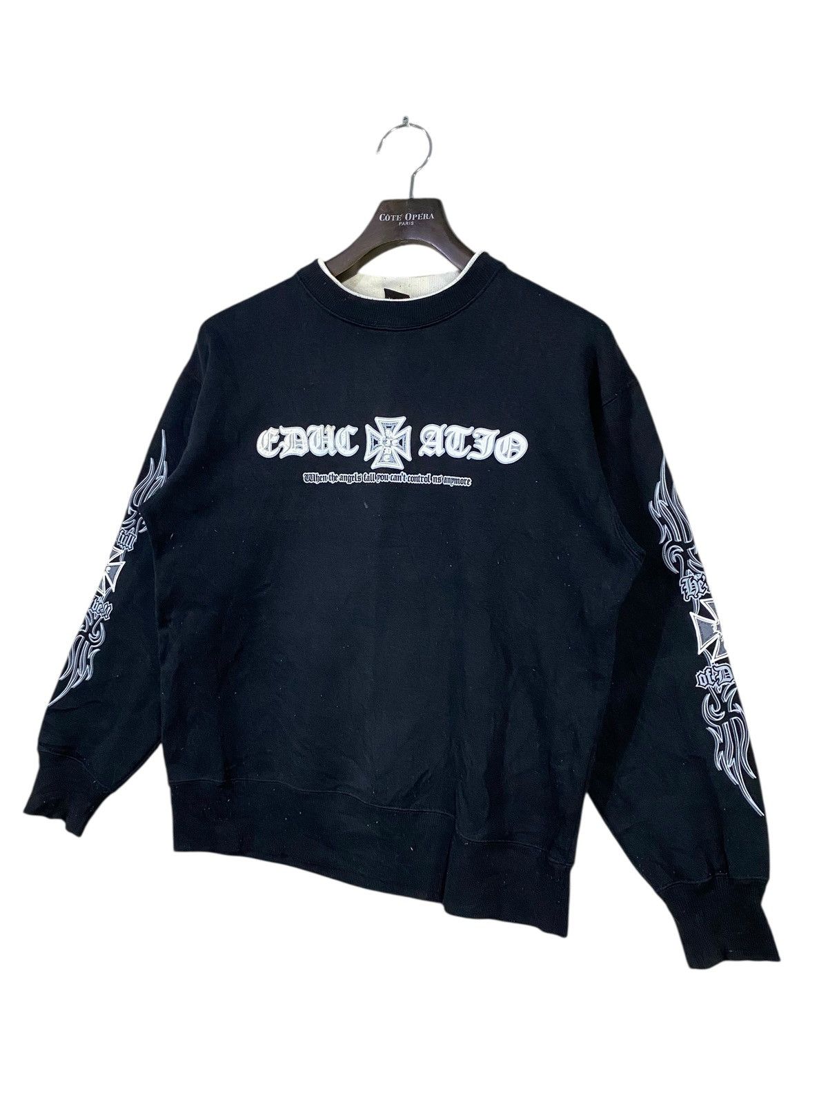 Beaumere Vintage y2k beaumere cross sweatshirt crewneck back hit Size US M / EU 48-50 / 2 - 4 Thumbnail