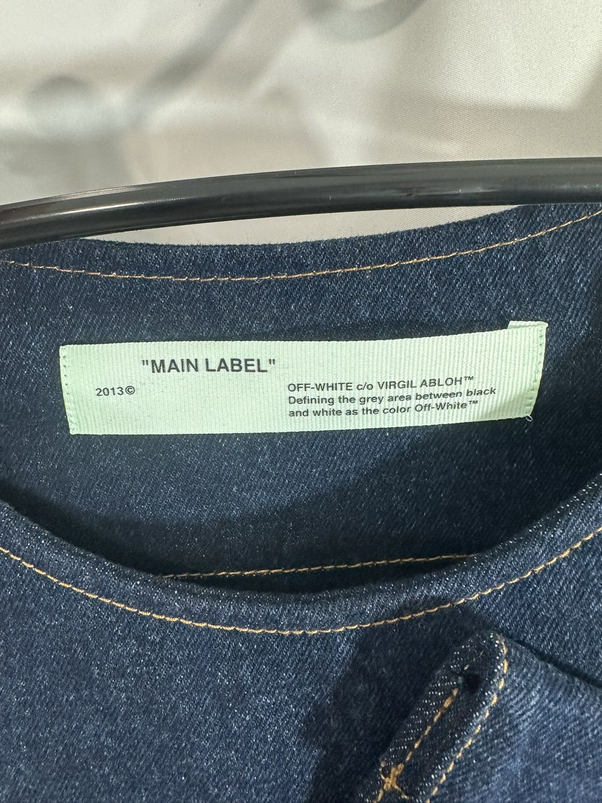 Off-White Off White Denim Vest Size US L / EU 52-54 / 3 - 3 Thumbnail