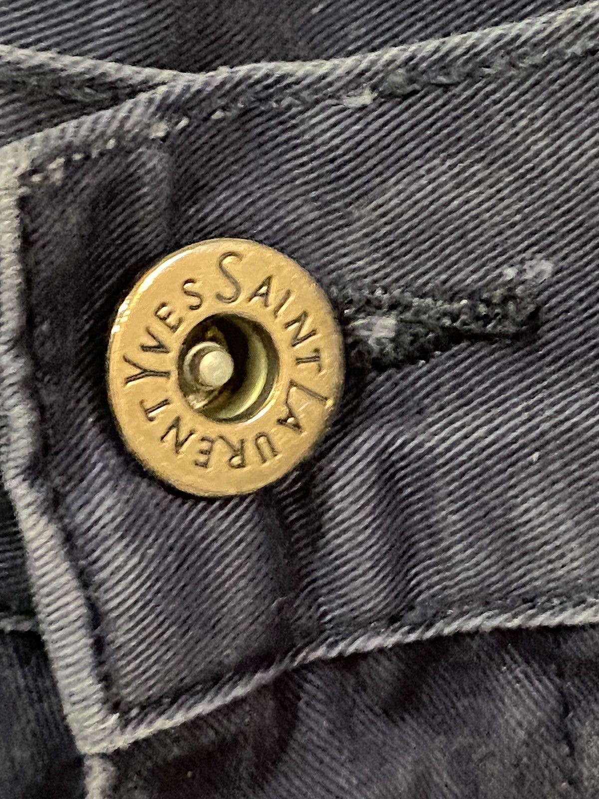 Yves Saint Laurent 36x32 YSL Jeans Denim Pants Cotton Navy Size US 36 / EU 52 - 9 Thumbnail