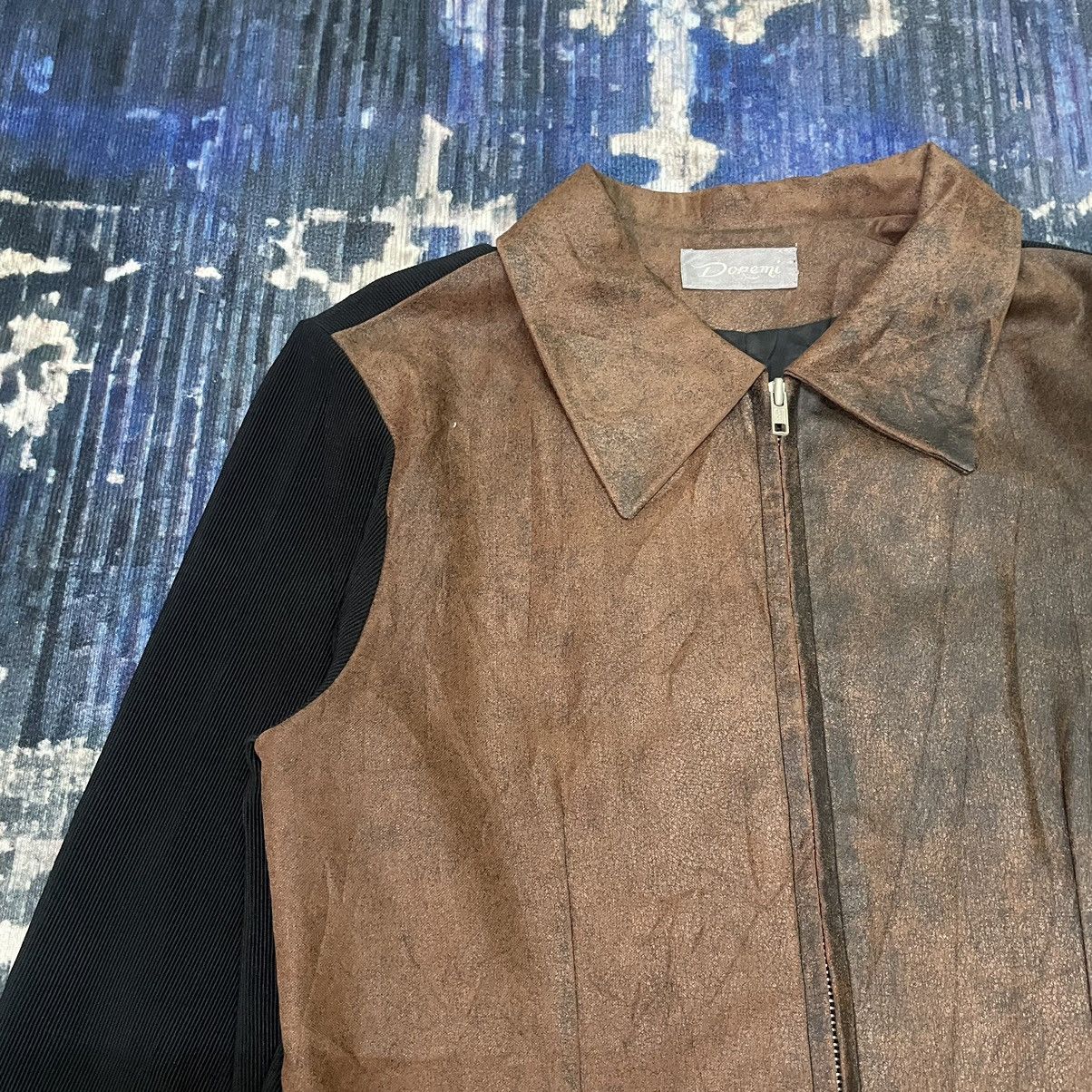 Japanese Brand Vintage Doremi full zipper collar jacket women Size S / US 4 / IT 40 - 4 Thumbnail