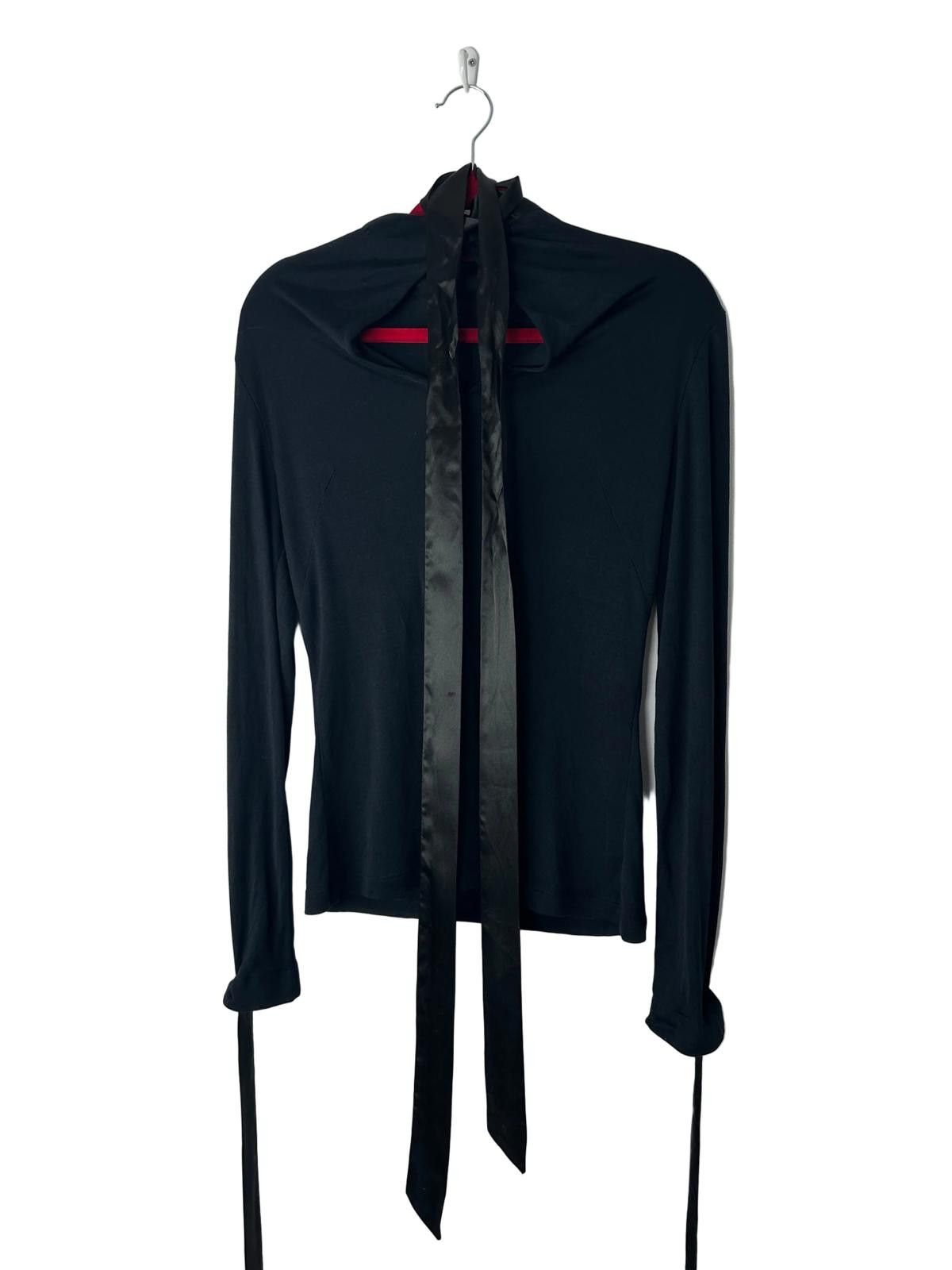 Alexander McQueen Alexander McQueen F/W 2000 'Eshu' Runway Silk Ribbon Top Size M / US 6-8 / IT 42-44 - 4 Thumbnail