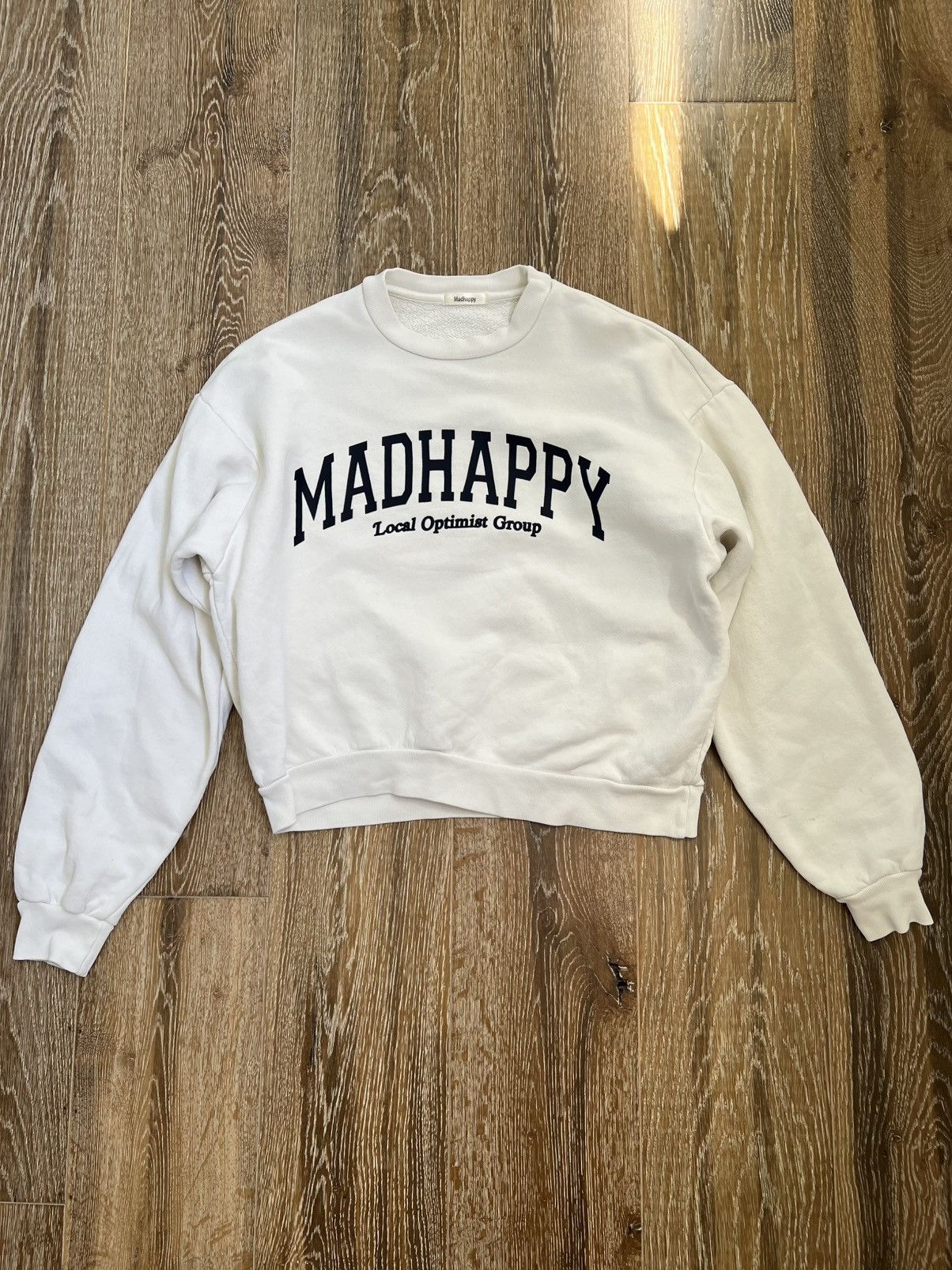 Madhappy Madhappy local optimist group crewneck cropped boxy sweater Size XS / US 0-2 / IT 36-38 - 1 Thumbnail