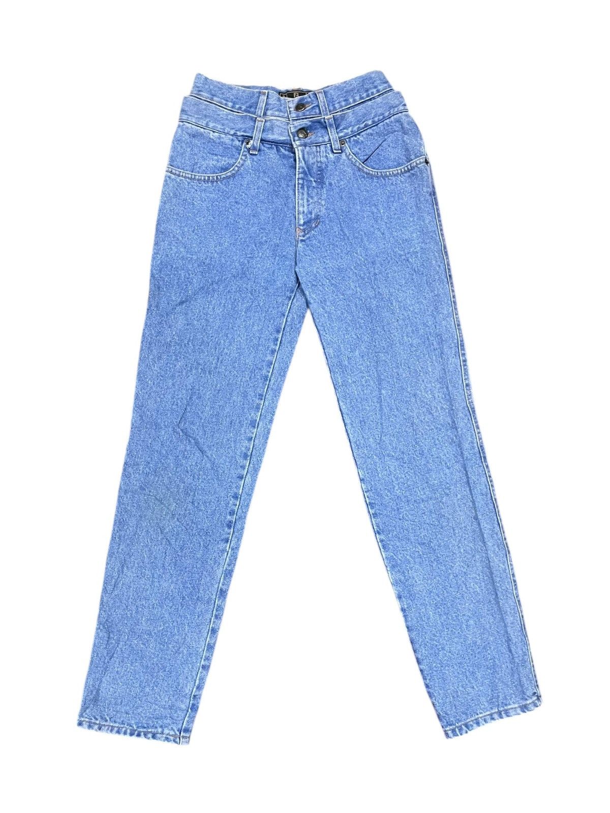 Fendi Fendi Double Waist VTG 90s Jeans Size 26" / US 2 / IT 38 - 13 Thumbnail