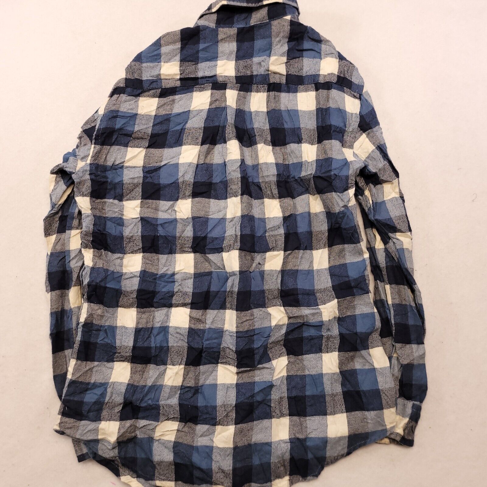 Croft & Barrow Croft & Barrow Gingham Flannel Shirt Mens Size M Blue White Size US M / EU 48-50 / 2 - 10 Thumbnail