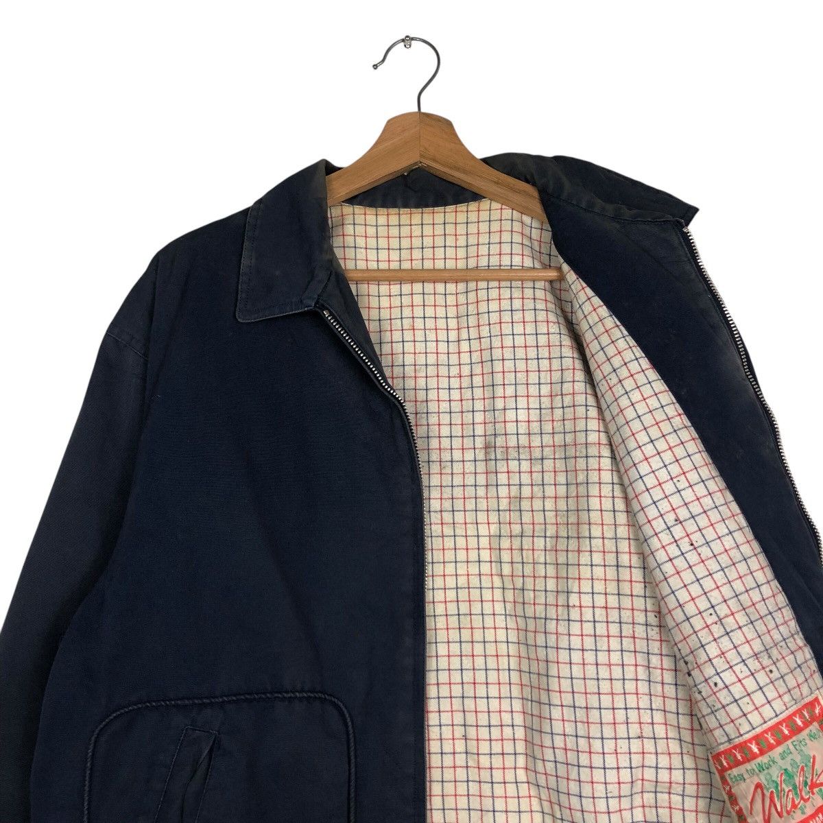 Japanese Brand 📌Vintage Bomber Jacket Van Jac Big Logo Spell Out Size US L / EU 52-54 / 3 - 13 Thumbnail