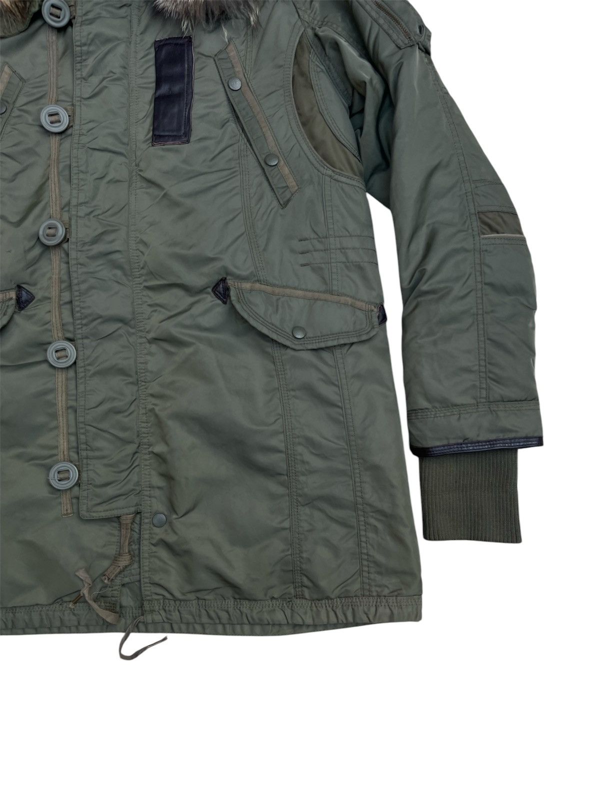 GOA G.O.A Military Parka Faux Fur Hood Heavy Duty Zipper Size US M / EU 48-50 / 2 - 9 Thumbnail