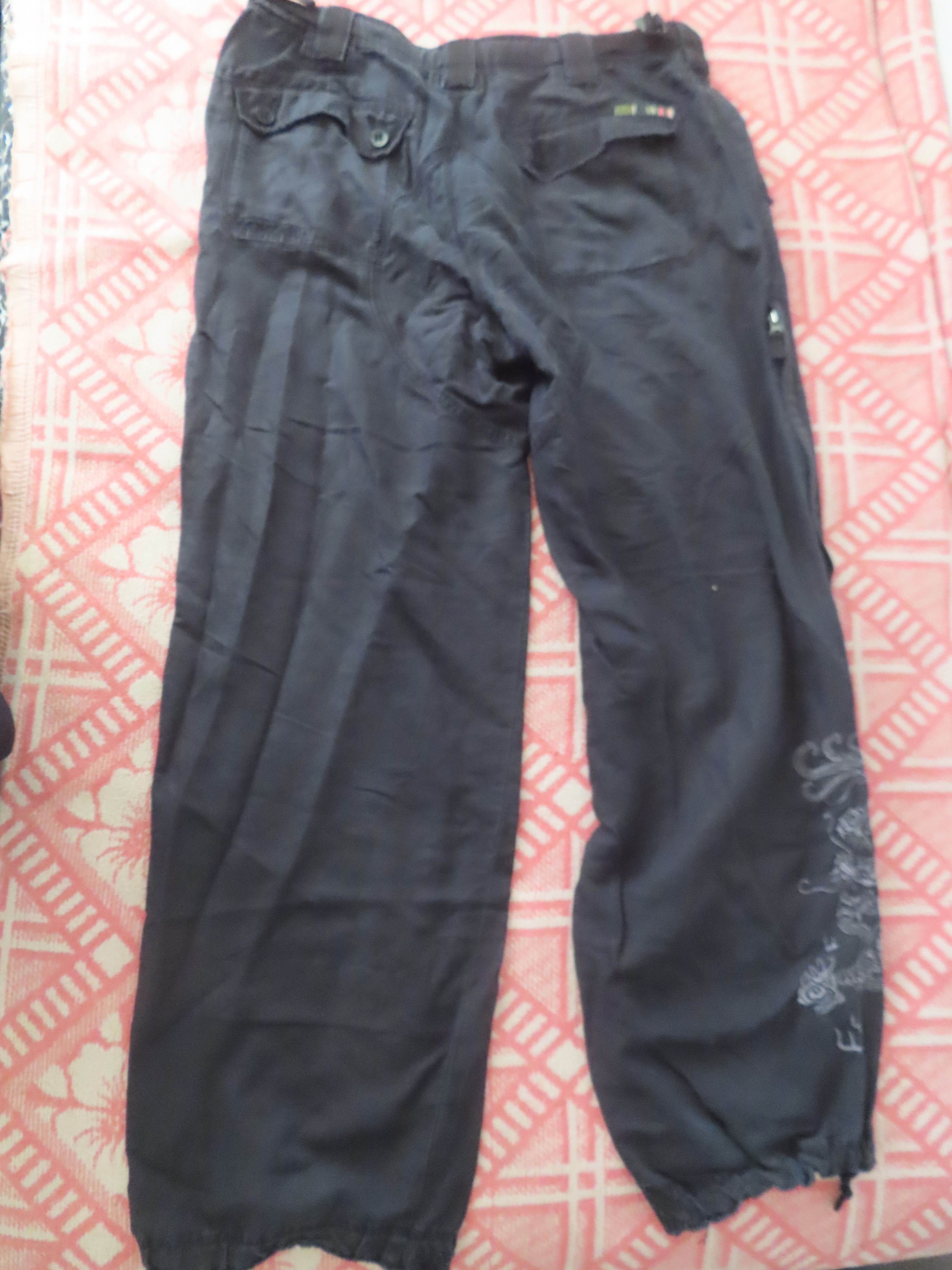 Triple 5 Soul × Vintage Vtg Triple Five Soul Pants Parachute Cargo Y2K skater dragon Size US 38 / EU 54 - 2 Thumbnail