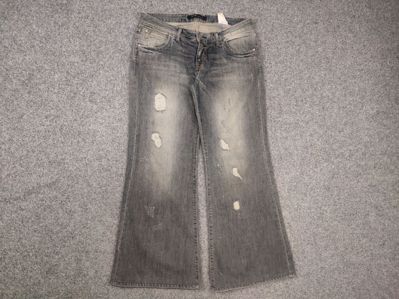 If Six Was Nine Vintage Japan If Six Was Nine Flared Denim Baggy Jeans Y2K Size US 32 / EU 48 - 2 Thumbnail
