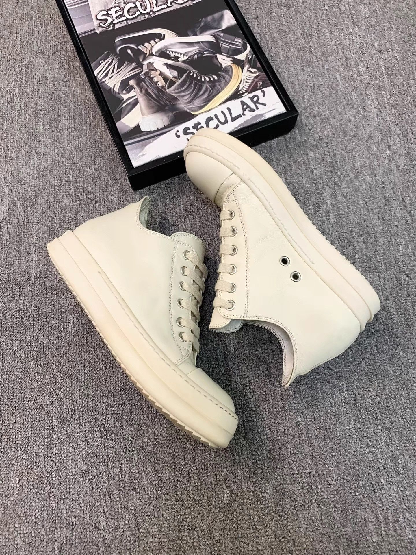 Rick Owens Rick Owens High Top Sneakers K34 Size US 5.5 / IT 35.5 - 5 Thumbnail