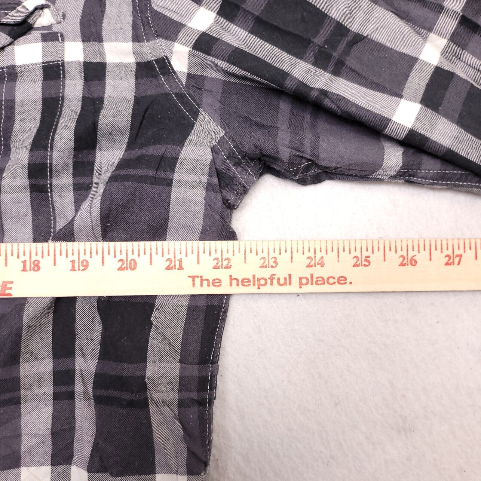 Ecko Unltd. Ecko Unltd Madras Flannel Shirt Men Size Extra Large XL Gray Size US XL / EU 56 / 4 - 8 Thumbnail