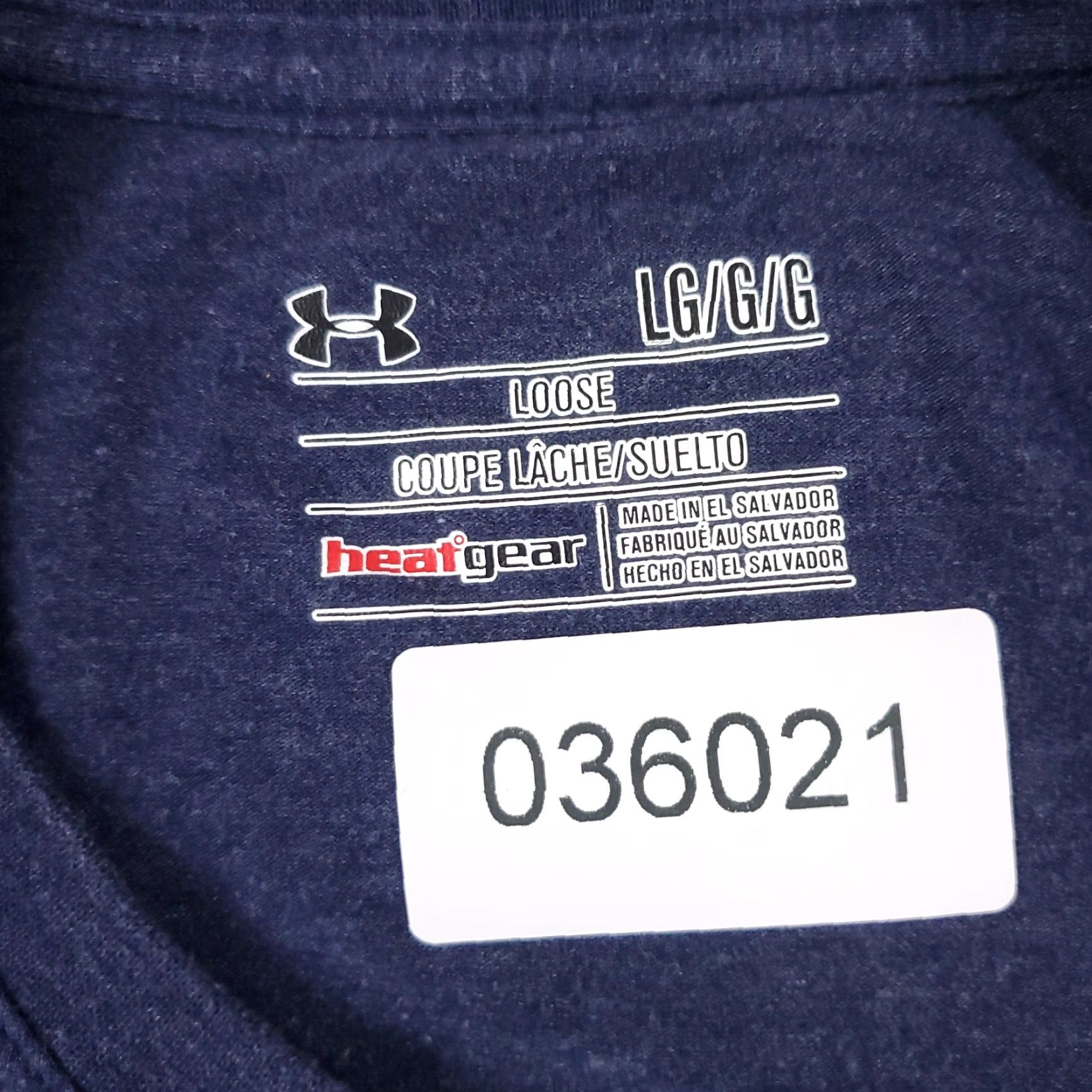 Under Armour Under Armour T-Shirt Mens Large Blue Short Sleeve Crew Neck Logo Classic Sports - Mens, L, Blue Size US L / EU 52-54 / 3 - 7 Thumbnail