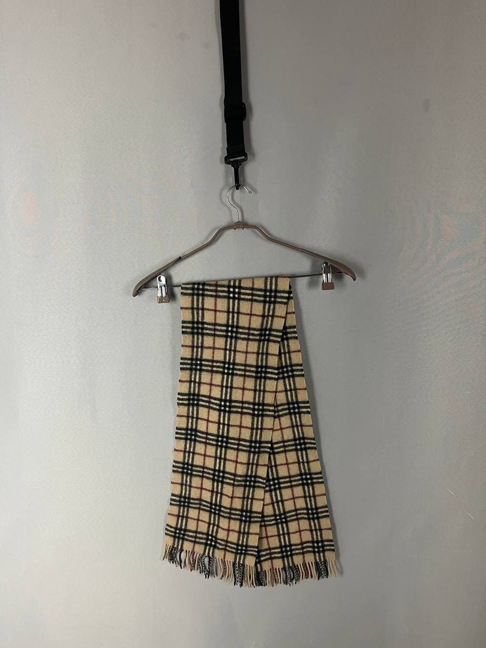 Burberry Burberry Nova Check Scarf Wool Size ONE SIZE - 3 Thumbnail