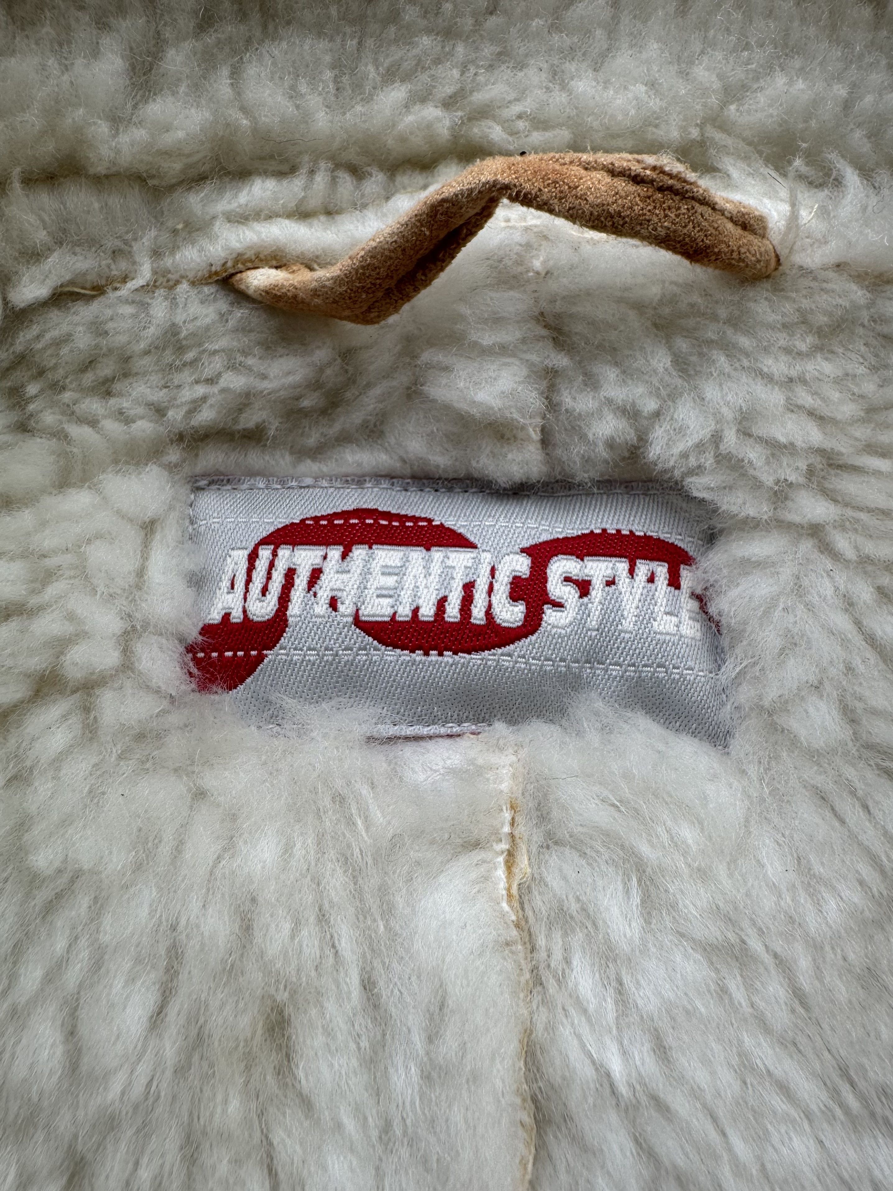 Vintage Vintage Faux Sheepskin Cropped Jacket B505(V230)E2 Size L / US 10 / IT 46 - 9 Thumbnail