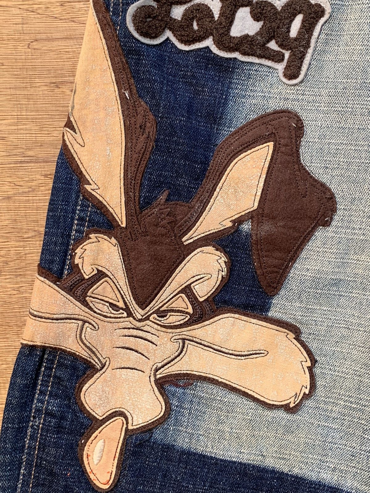 Cartoon Network Lot 29 Wile E. Coyote Road Runner Baggy Denim Pants Size US 32 / EU 48 - 11 Thumbnail