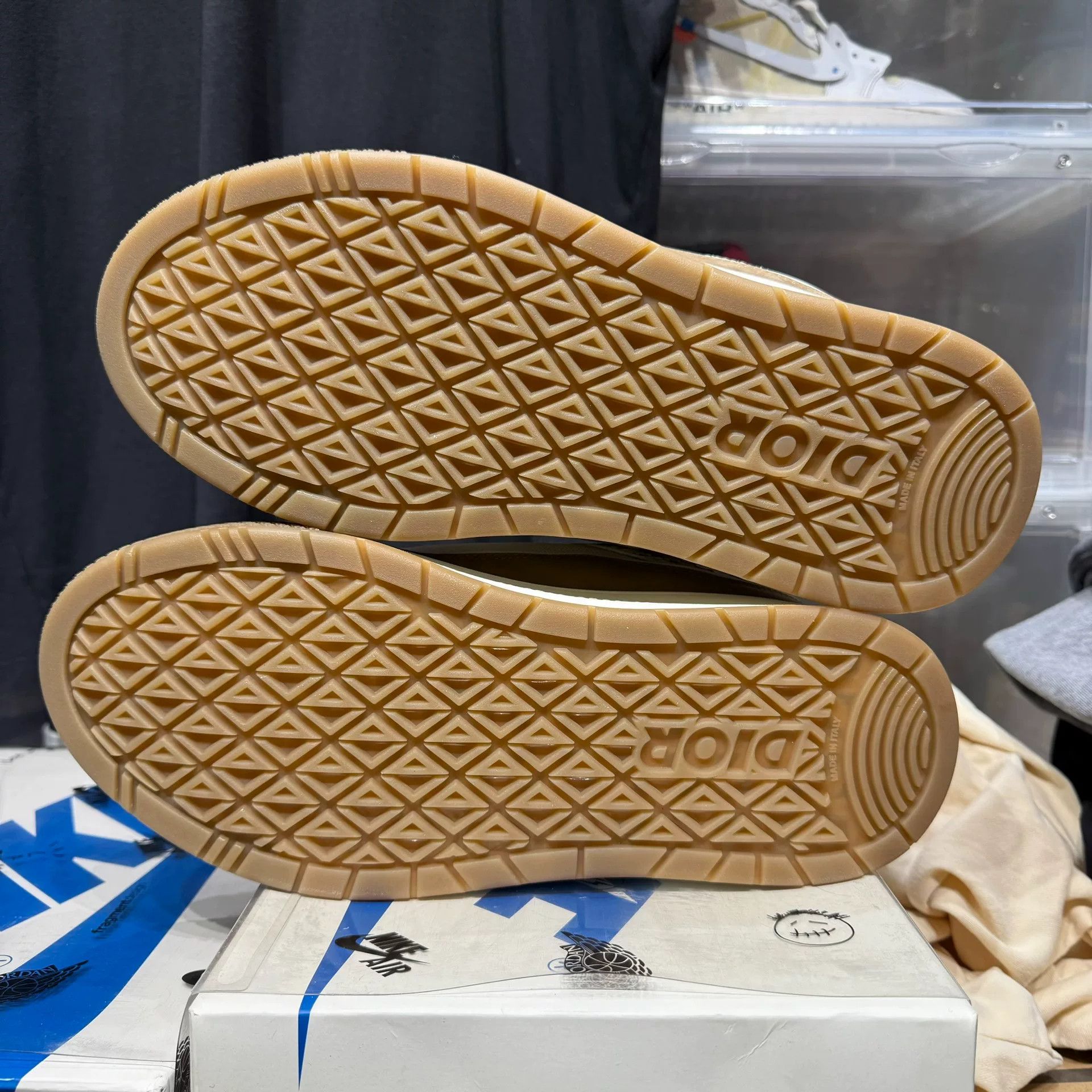Dior beige snake print sneakers size 45 Size US 12 / EU 45 - 4 Thumbnail