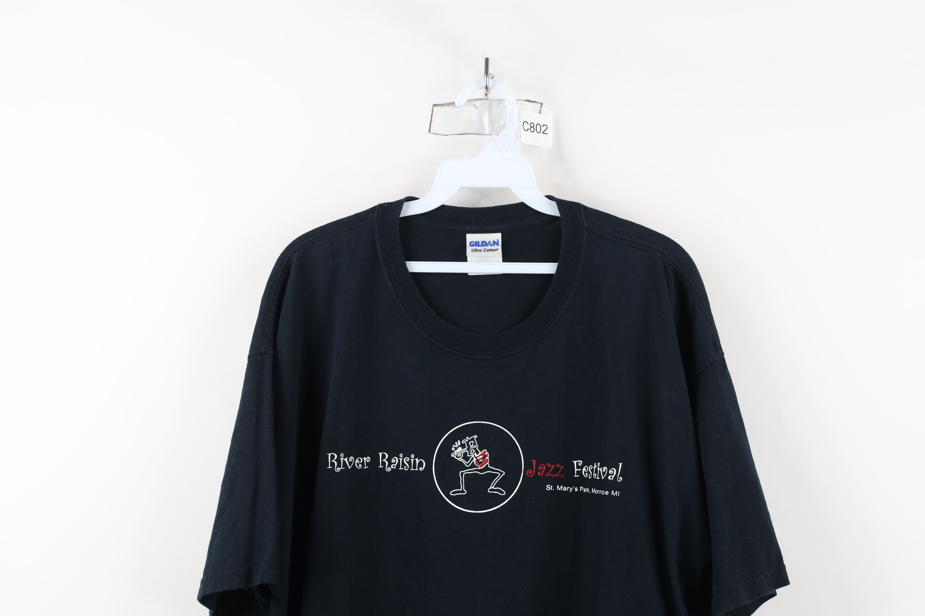 Vintage Vintage Y2K Streetwear Raisin Jazz Festival Music T-Shirt Size US XL / EU 56 / 4 - 2 Thumbnail