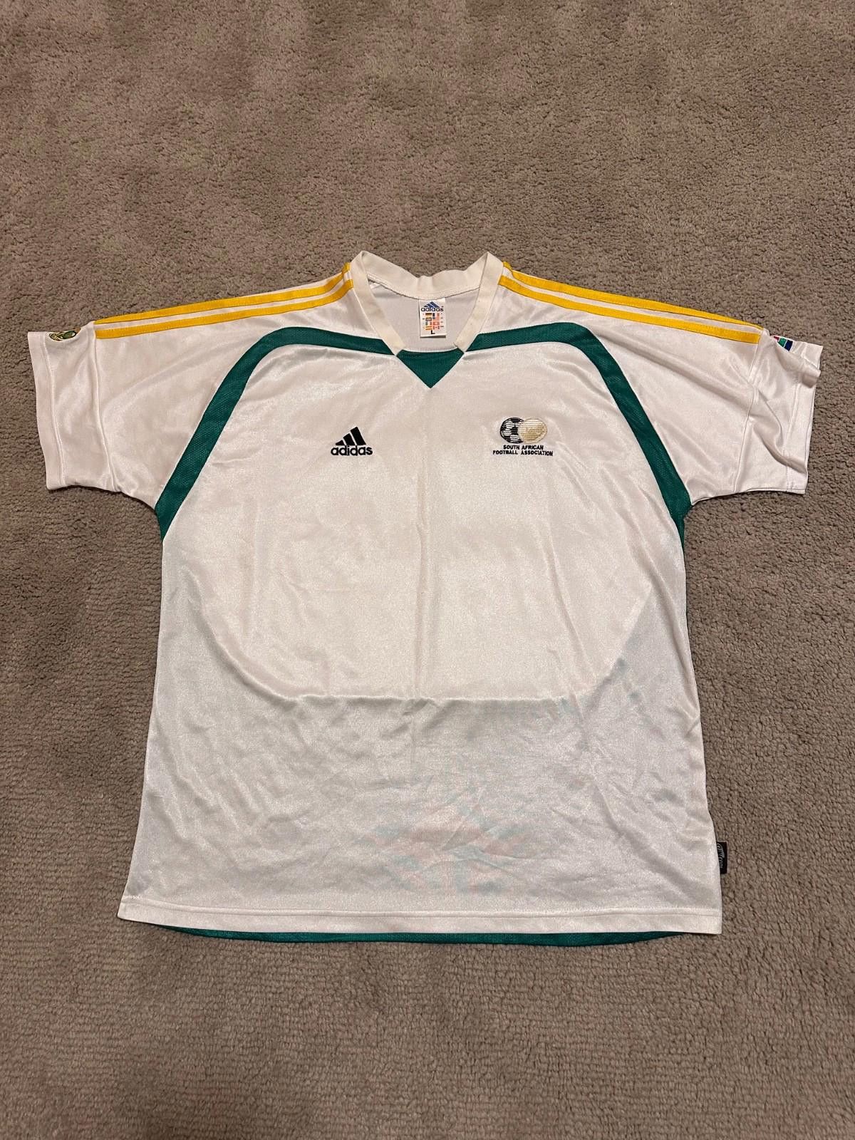 2002 Adidas South Africa Football Shirt Soccer Jersey Sz L