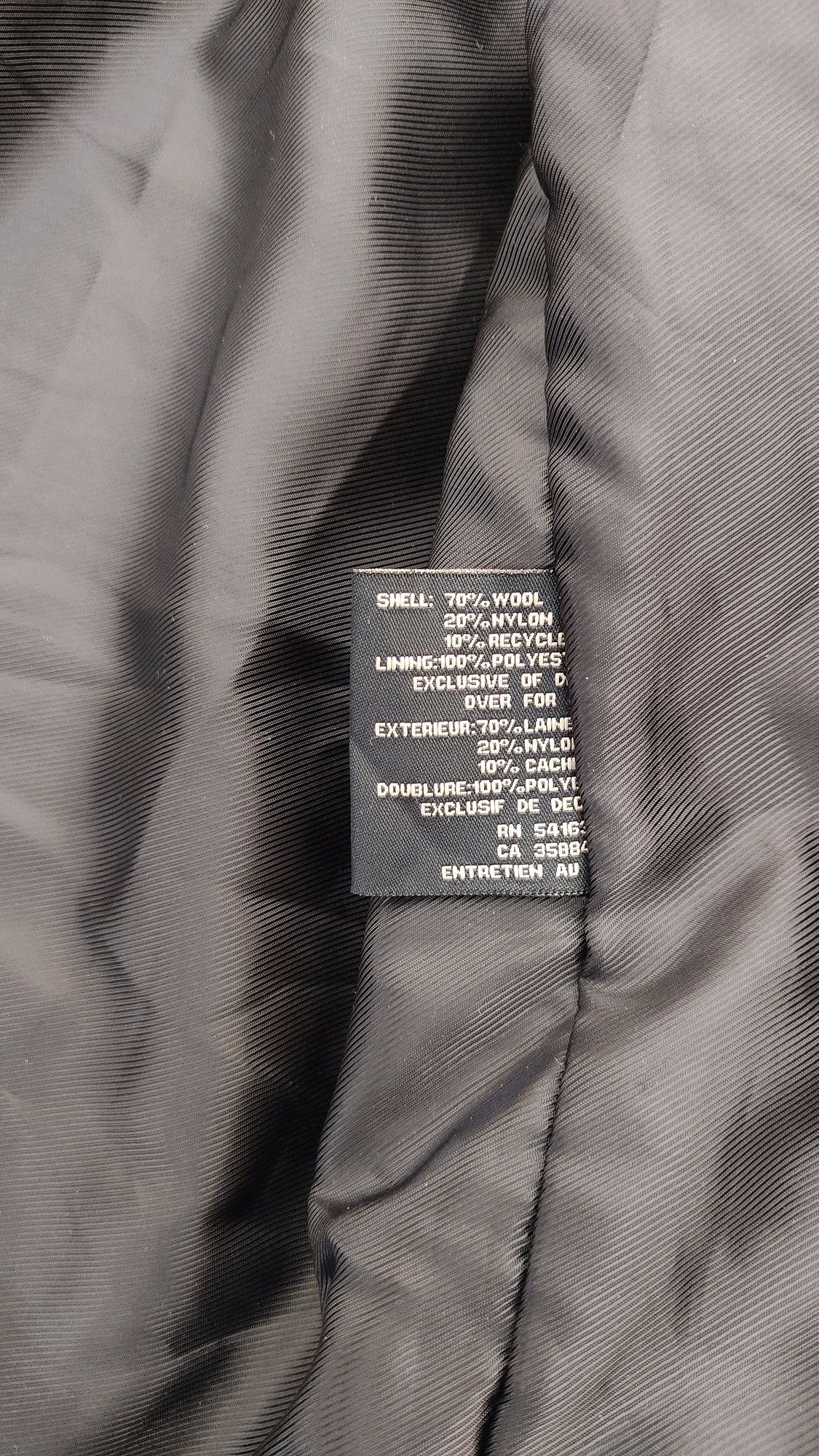 Cole Haan Cole Haan Mens Four Button Wool Coat - Size L Size US L / EU 52-54 / 3 - 6 Thumbnail