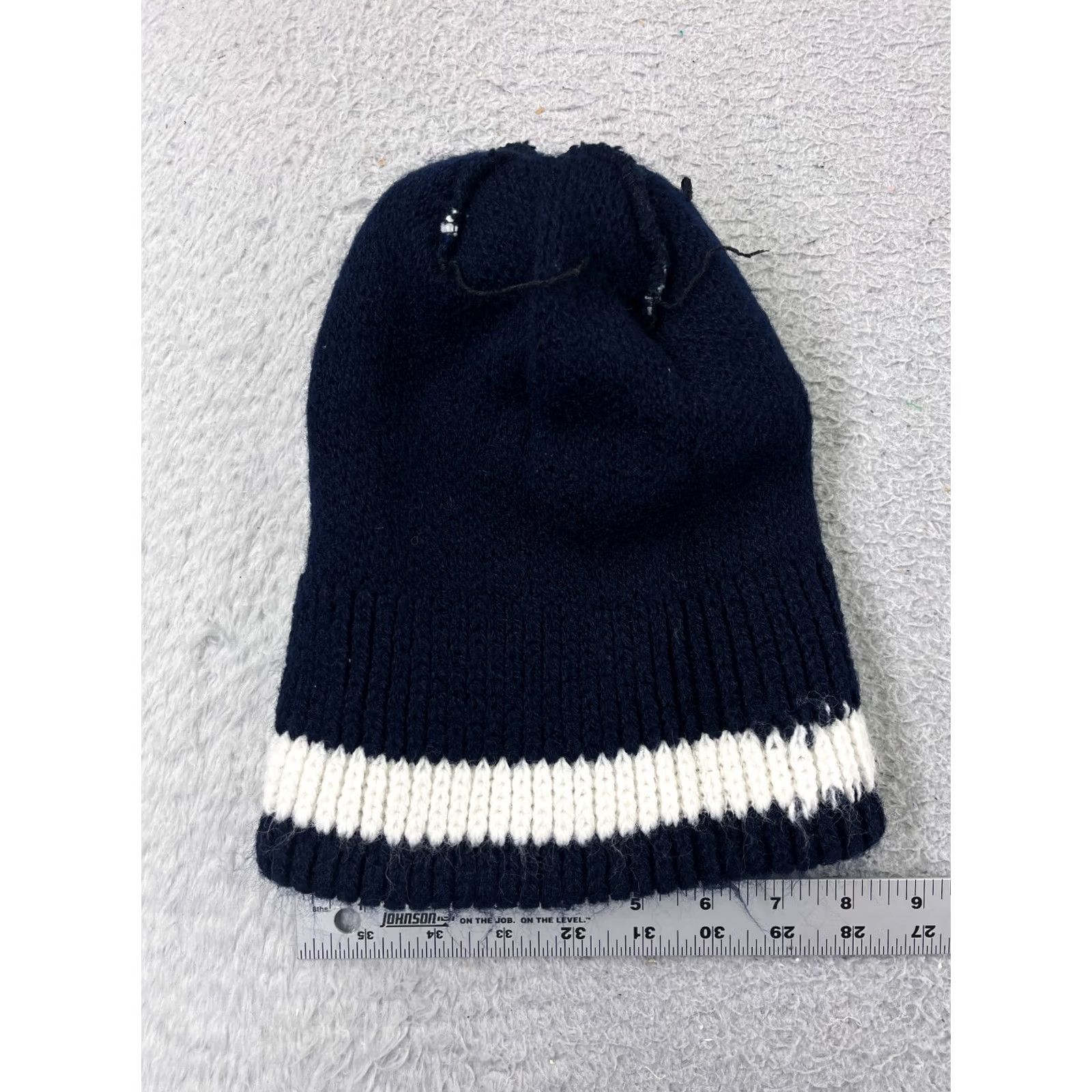 Vintage VINTAGE Pepsi Beanie Toque Adult One Size Blue White Knit Soda 100% Acrylic Pom Hat Mens Beanie Accessories Seasonal Logo Ski 90s Size ONE SIZE - 6 Thumbnail
