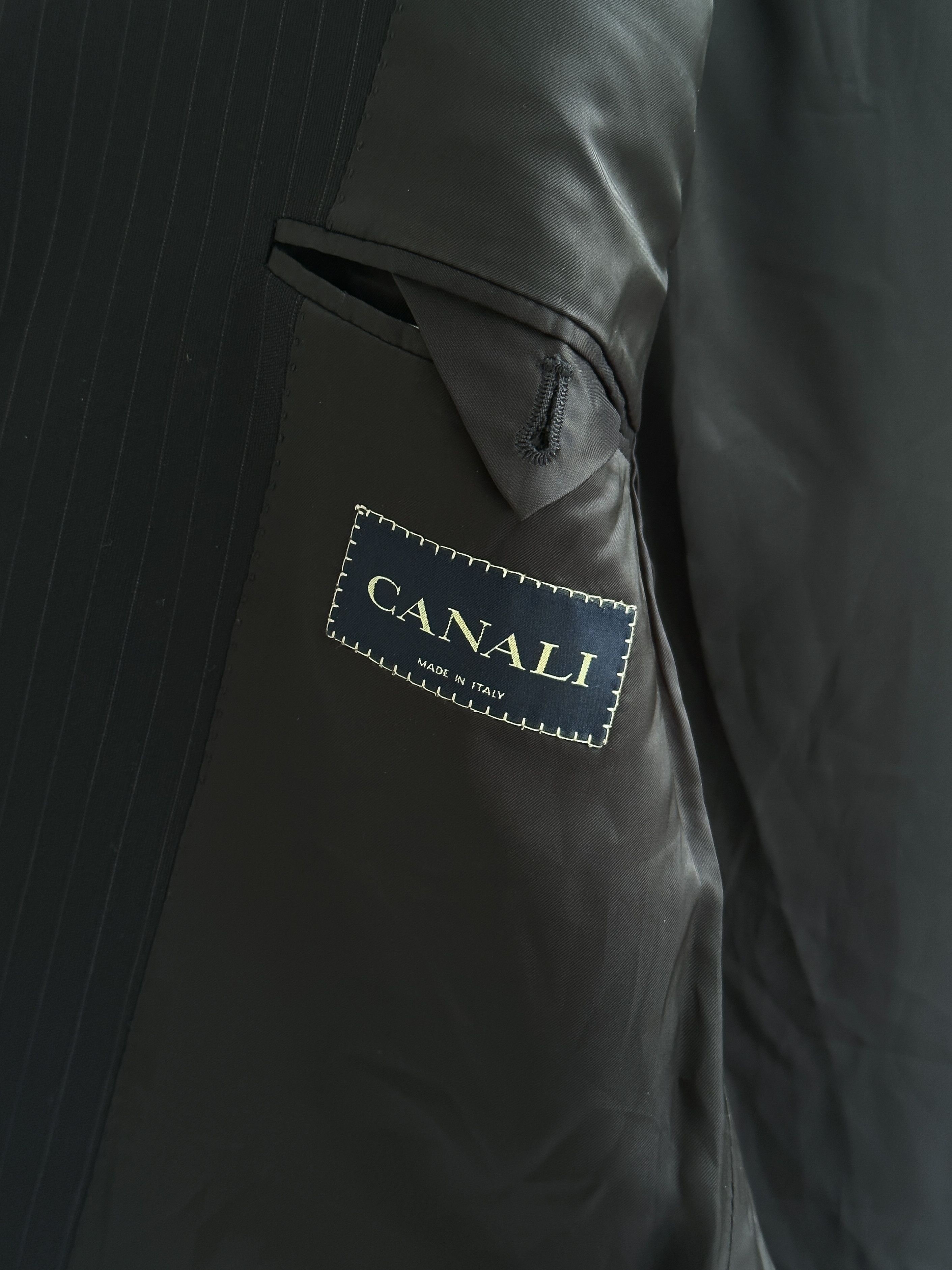 Canali Canali Navy Blazer Size 46R - 7 Thumbnail