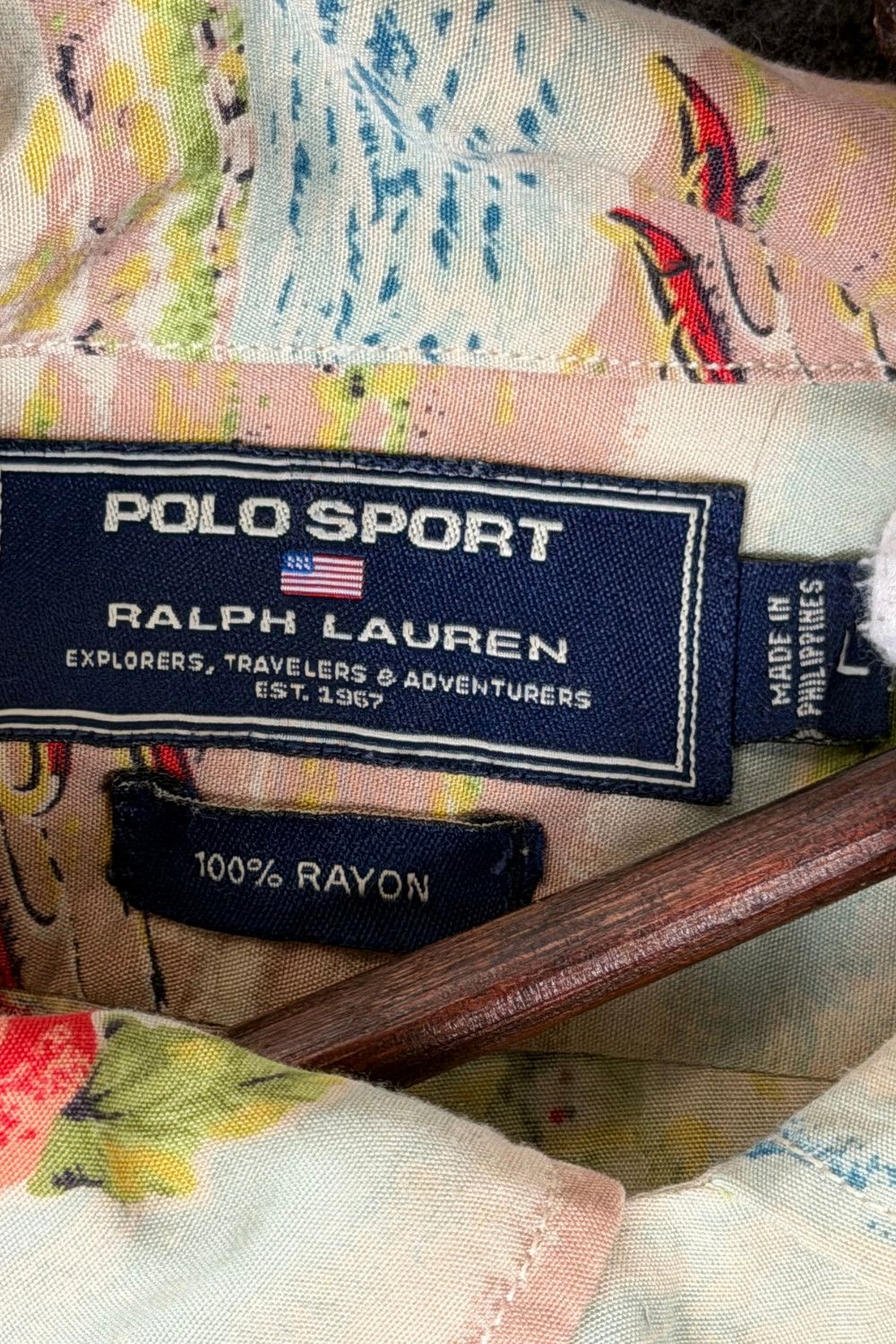 Polo Ralph Lauren Late 90s Polo Sport Ralph Lauren aloha shirt Size US L / EU 52-54 / 3 - 4 Thumbnail