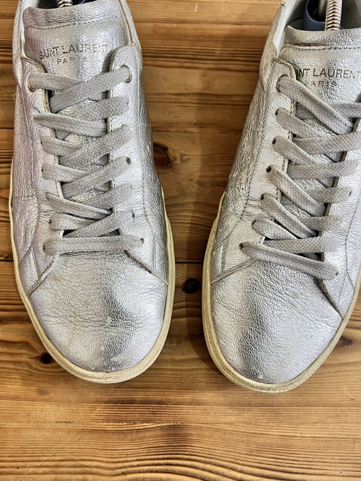 Hedi Slimane × Saint Laurent Paris Saint Laurent Sneakers Size US 7 / EU 40 - 12 Thumbnail