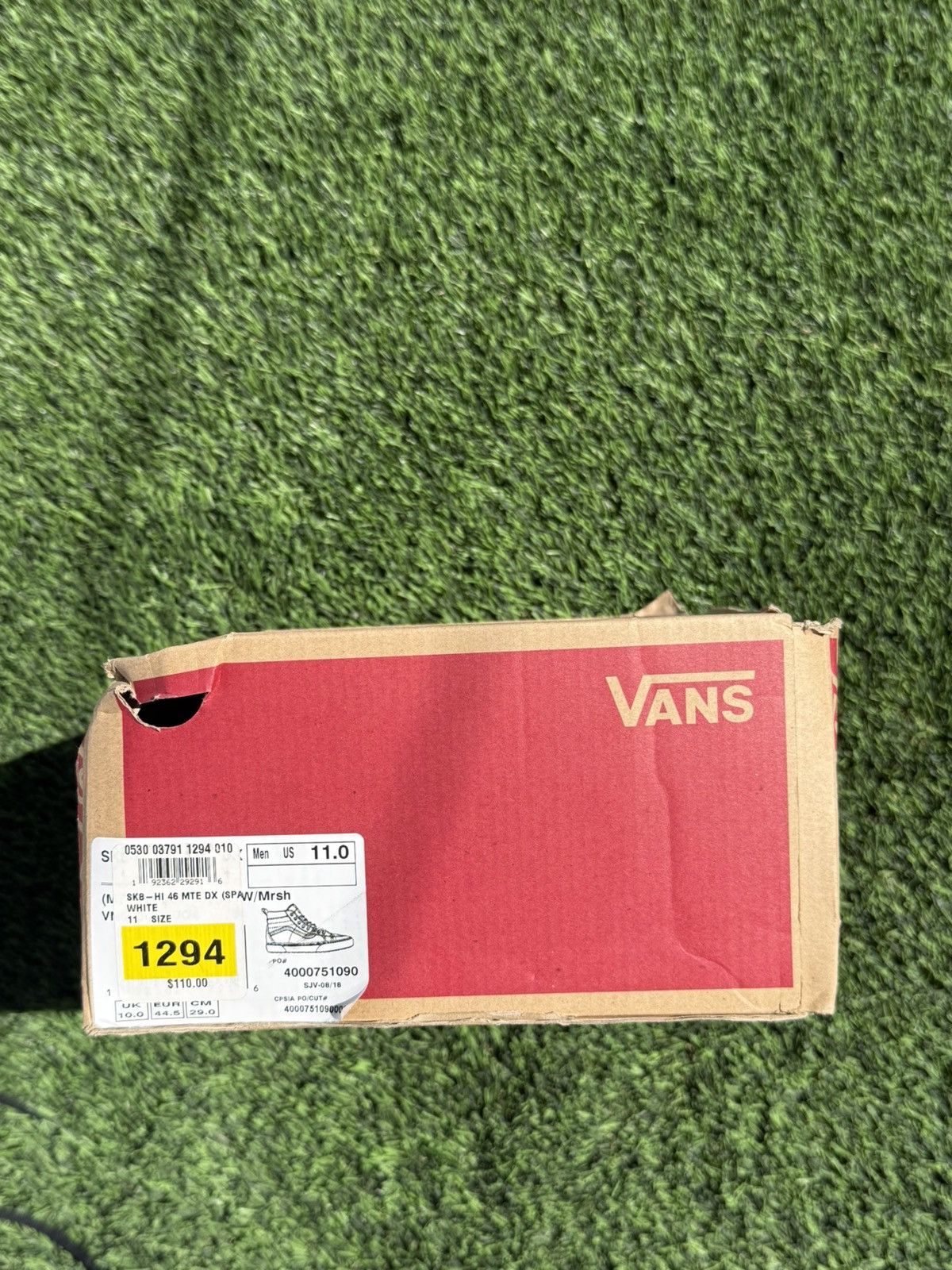 Vans Vans Sk8-Hi NASA Space Voyager Size US 11 / EU 44 - 7 Thumbnail