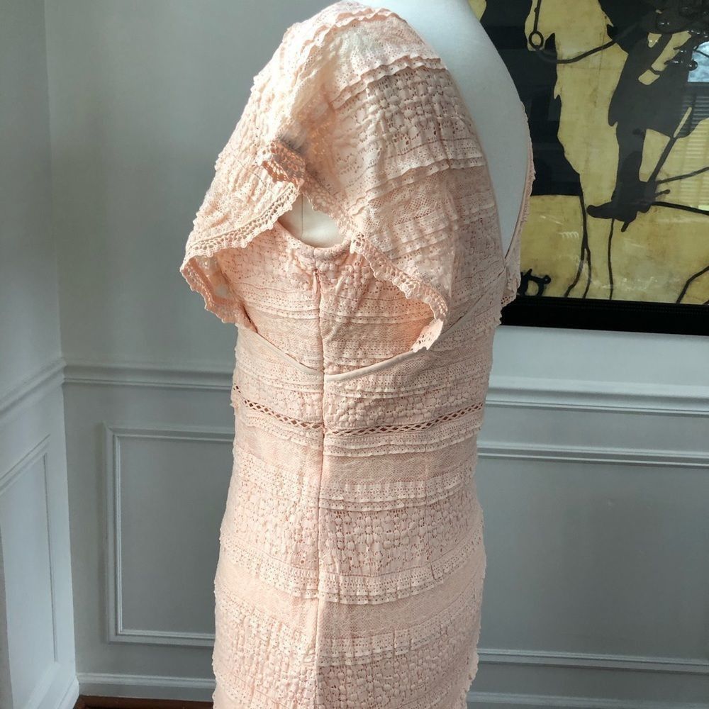 Other Foxiedox Makayla Flutter Trim Lace Sheath Dress L Size L / US 10 / IT 46 - 8 Thumbnail