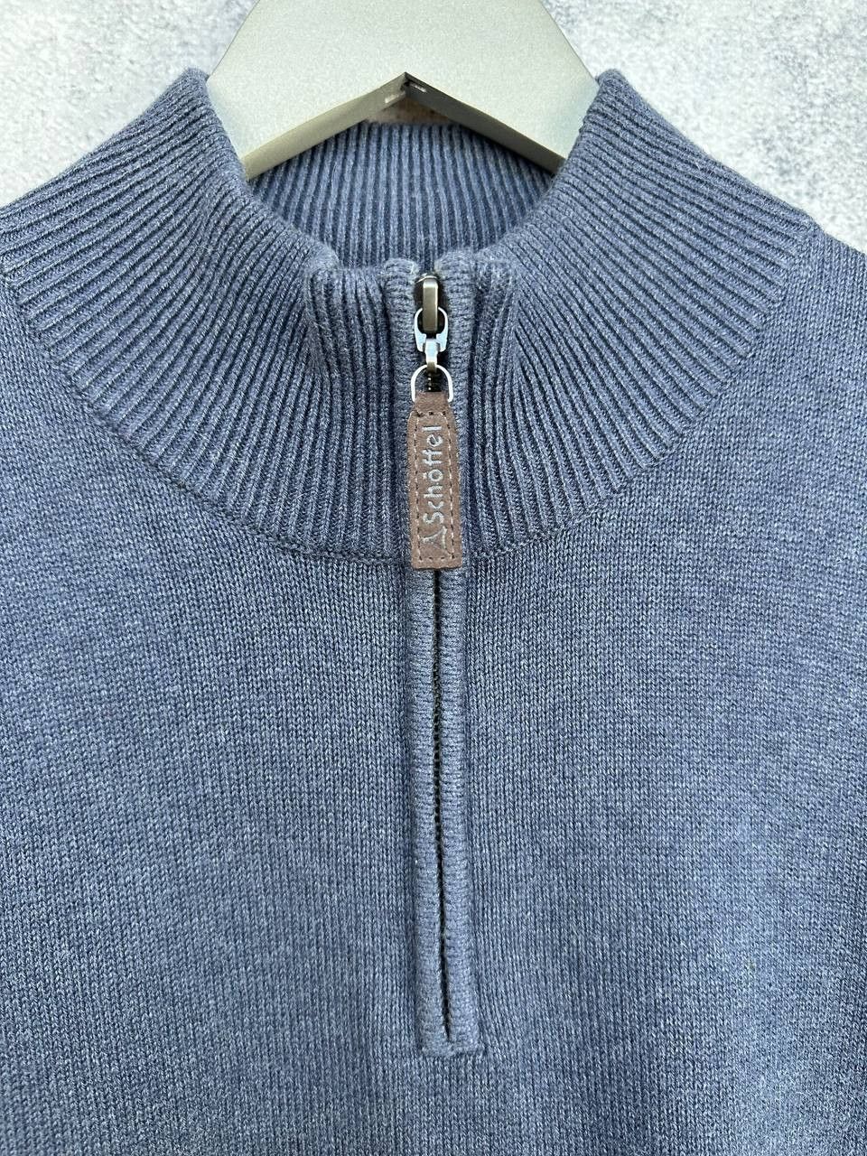 Other Schoffel 1/4 Zip Sweater Pullover Merino/Cotton Jumper Size US M / EU 48-50 / 2 - 6 Thumbnail