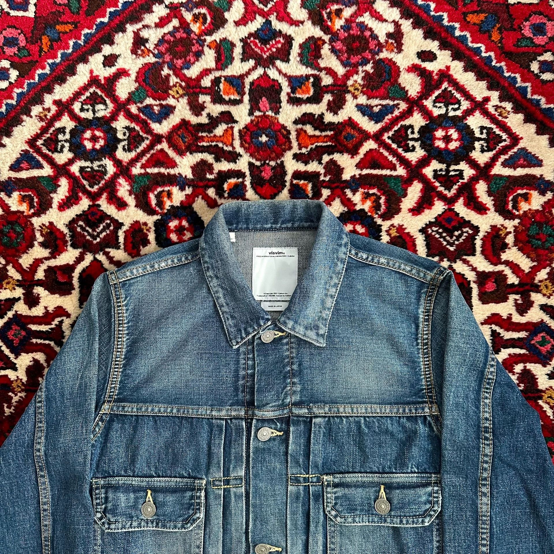 Visvim visvim 12aw 101 Denim Jacket Yellow Mud Wash 2 Size US M / EU 48-50 / 2 - 5 Thumbnail