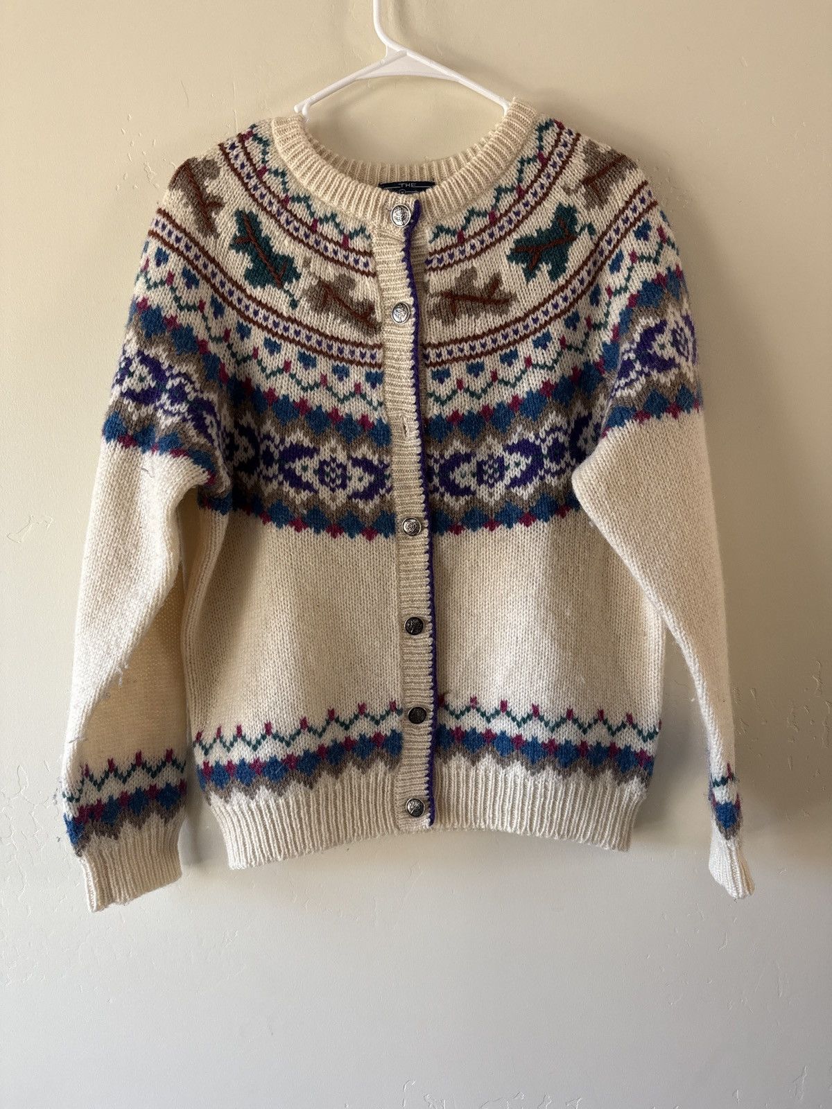 Woolrich Woolen Mills 80s Vintage Woolrich Sweater Size US L / EU 52-54 / 3 - 1 Thumbnail