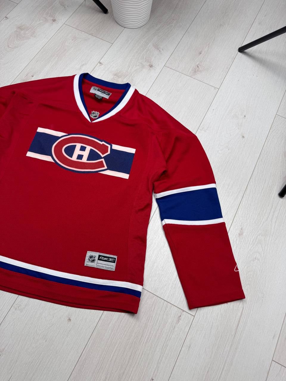 NHL × Reebok Vintage Reebok NHL Montreal Canadiens Hockey Jersey Women`s Size M / US 6-8 / IT 42-44 - 3 Thumbnail