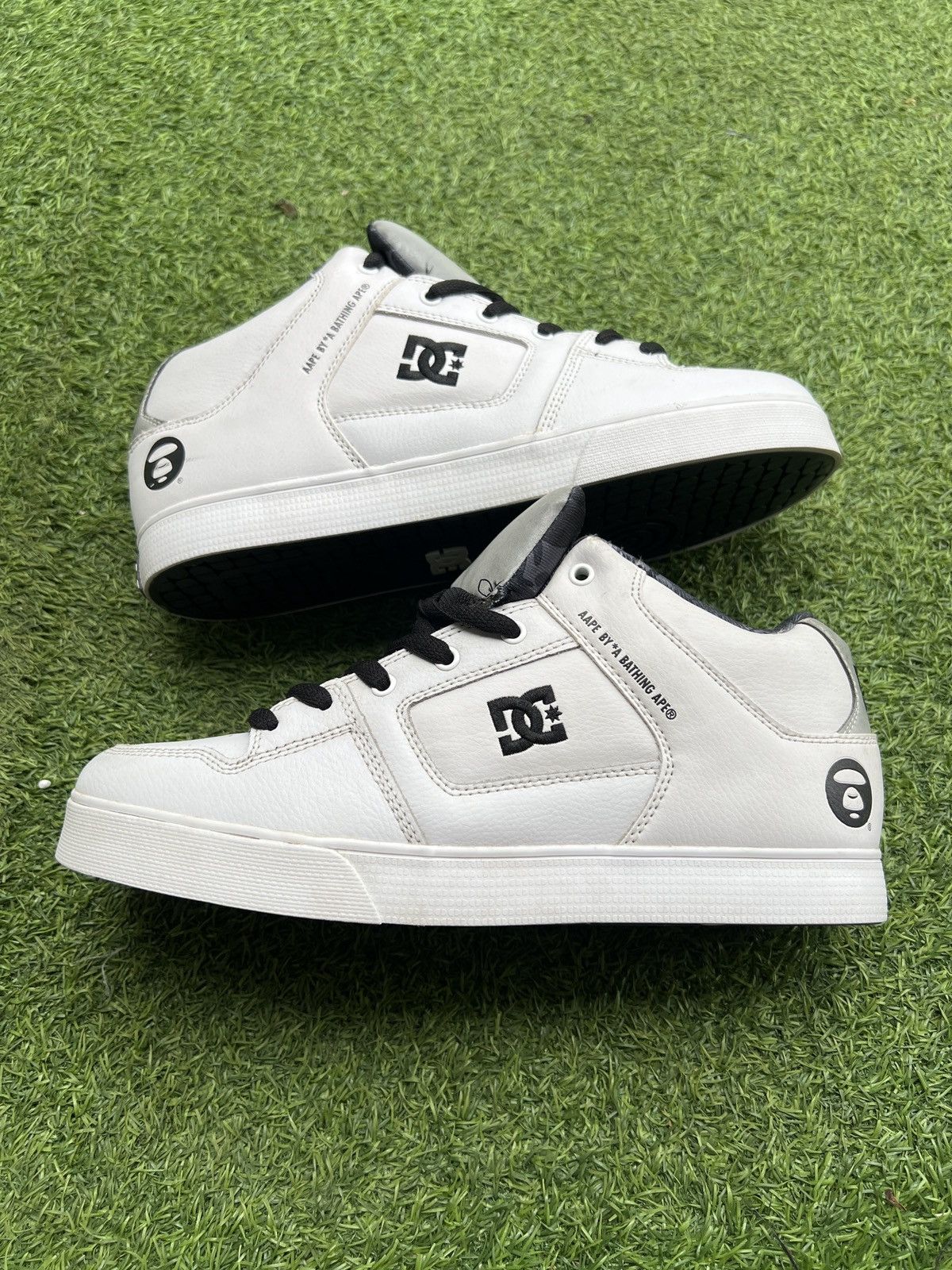 DC AAPE x DC low top Sneakers White Size US 11 / EU 44 - 2 Thumbnail