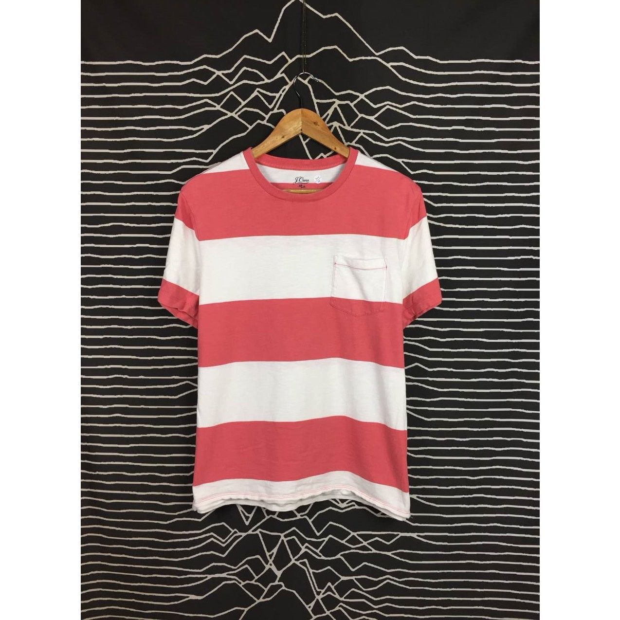 J.Crew J.Crew Slub Cotton Yarns Striped Essential Pocket Tee Size L Size US L / EU 52-54 / 3 - 2 Thumbnail