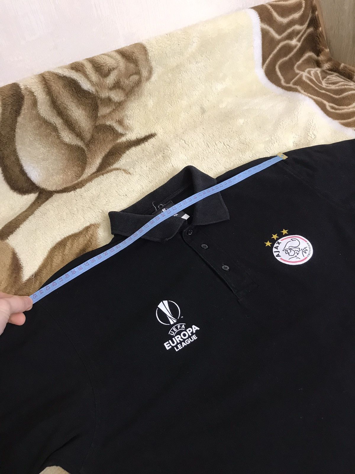 Vintage 🔥 UEFA Europa League Ajax Amsterdam Polo T Shirt Y2K Chief Size US M / EU 48-50 / 2 - 8 Thumbnail