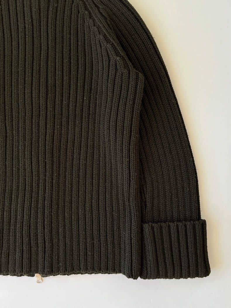 Yohji Yamamoto Yohji Yamamoto Wool turtleneck zip-knit jacket Size US L / EU 52-54 / 3 - 6 Thumbnail