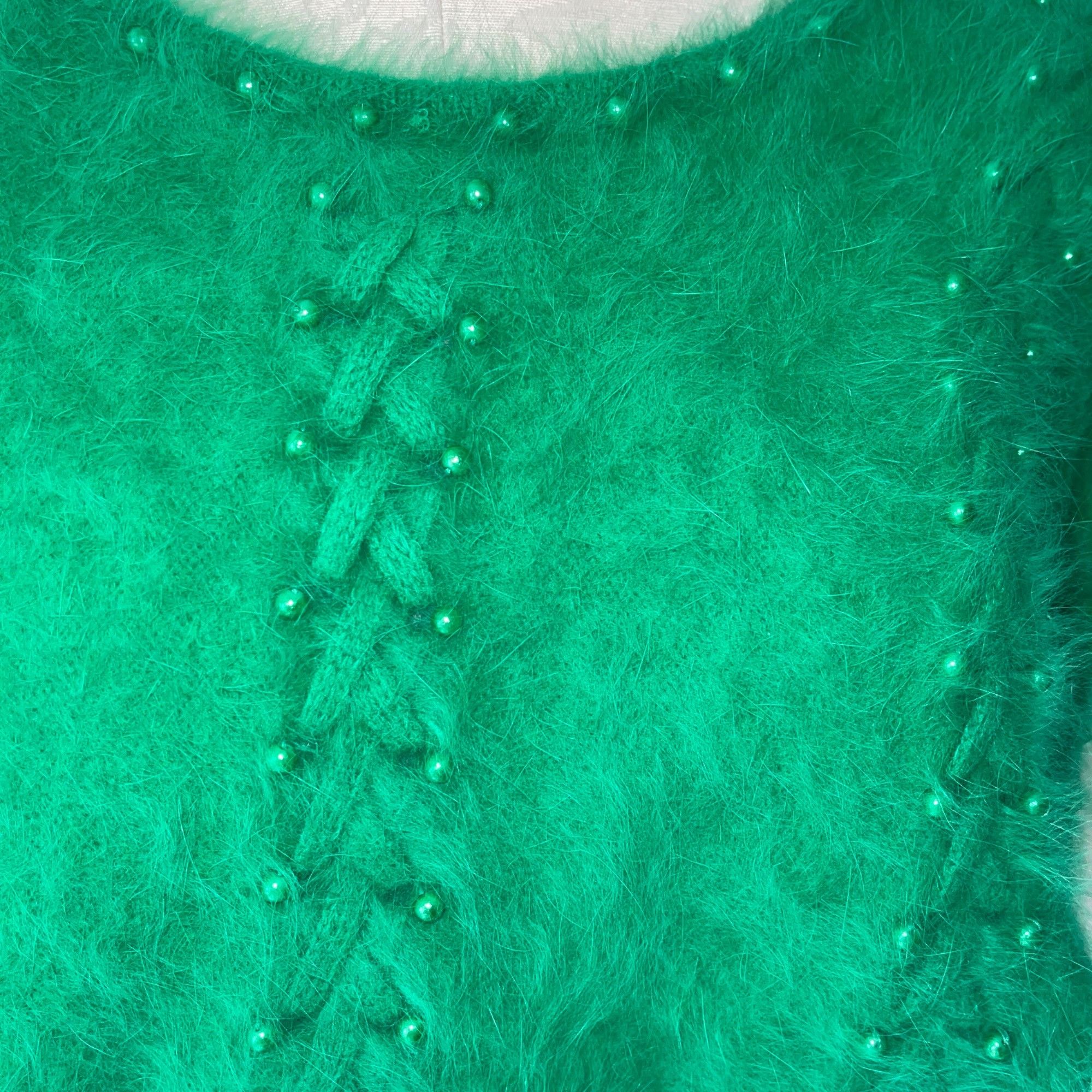 Vintage Vintage Womens Sweater Size Medium Green Size M / US 6-8 / IT 42-44 - 3 Thumbnail