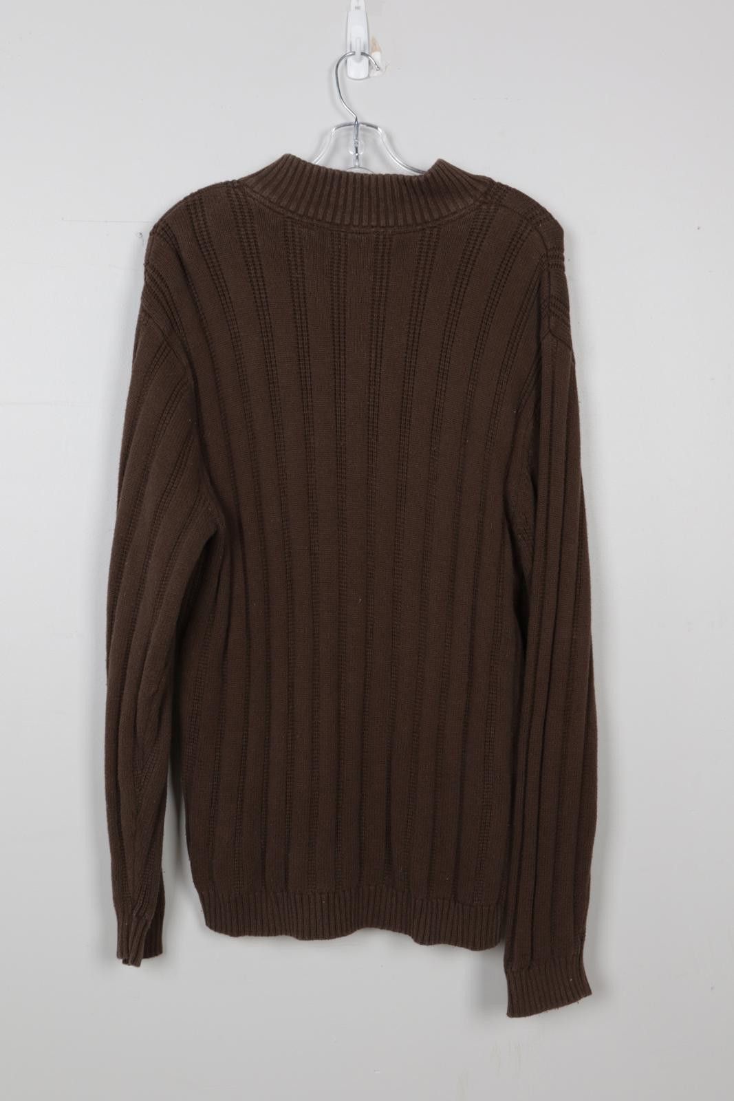 Chaps 00's Chaps Ribbed Knit Quarter-Zip Sweater Size M / US 6-8 / IT 42-44 - 2 Thumbnail